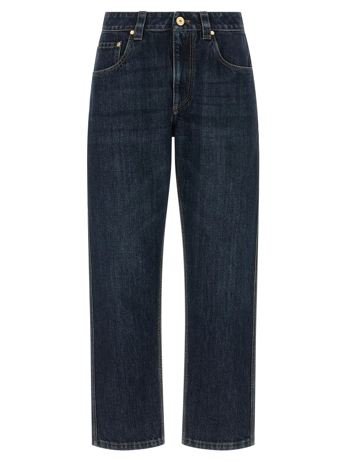 'Shiny Bartack' Jeans