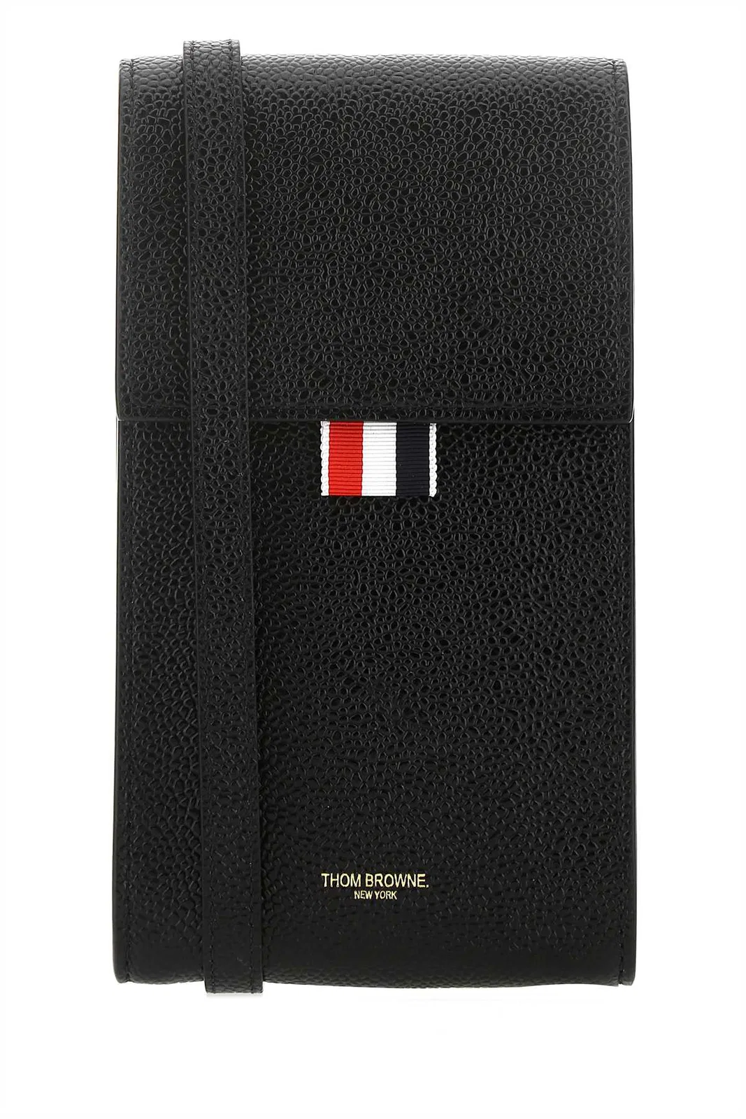 Black Leather Phone Holder