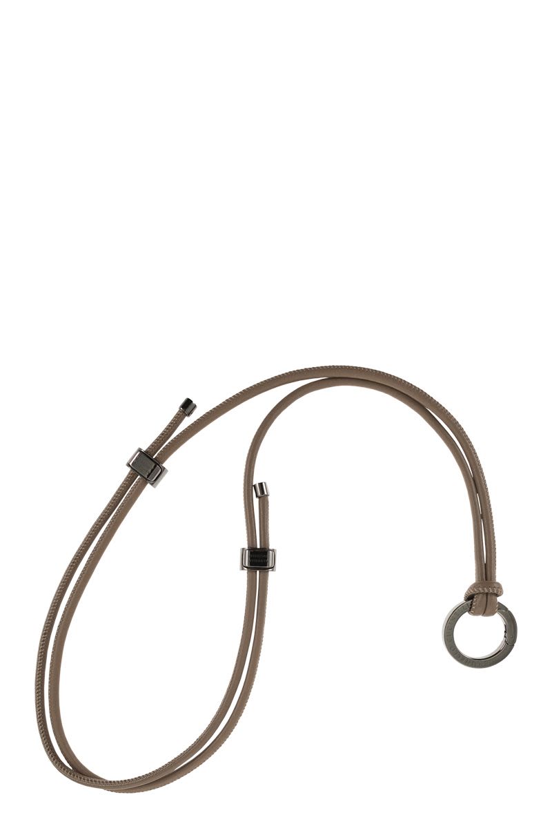 Leather Glasses Cord With Pendant