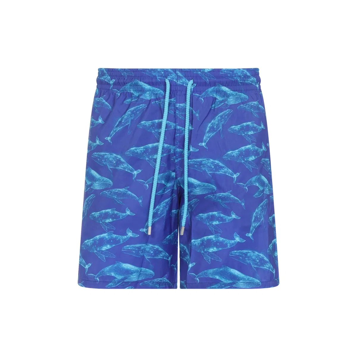 Men’s Recycled Polyamide Swim Shorts With Whale Print