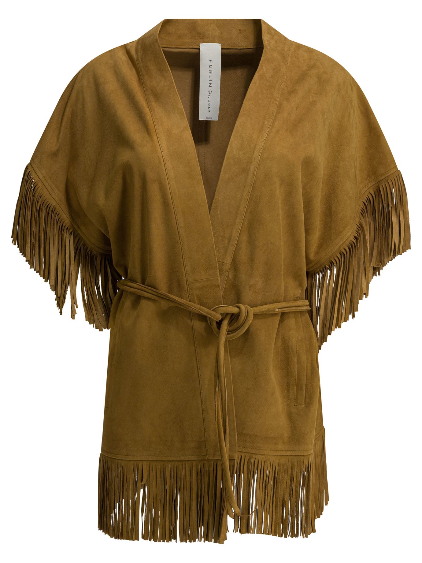 Brown Goat Suede Jacket
