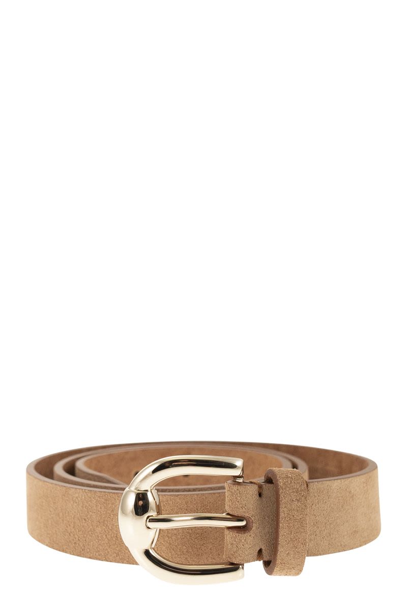 Reversed Leather Belt