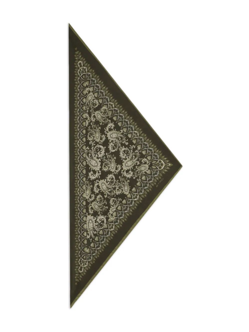 Olive Green Silk Accessory