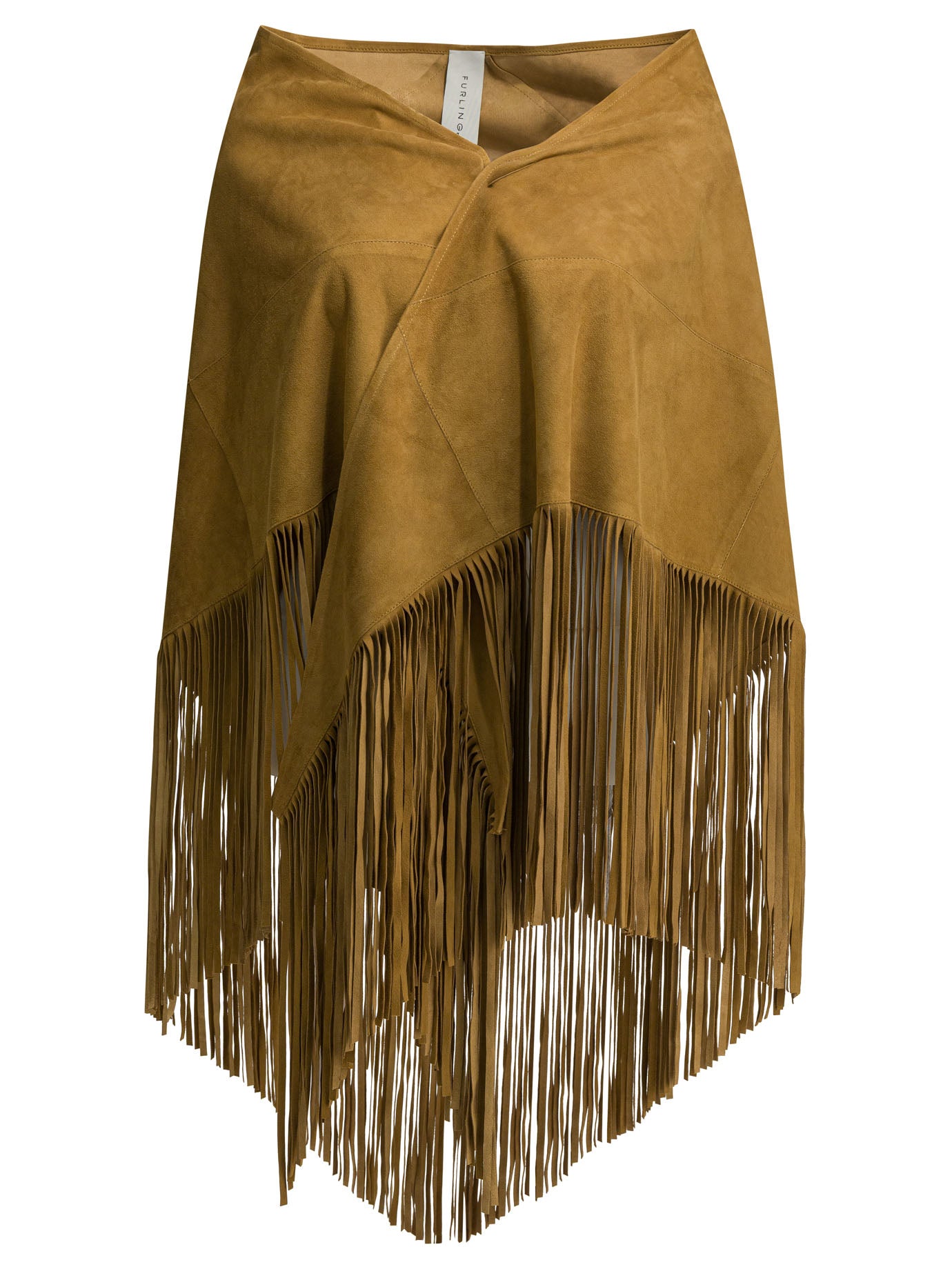 Brown Goat Suede Scarf