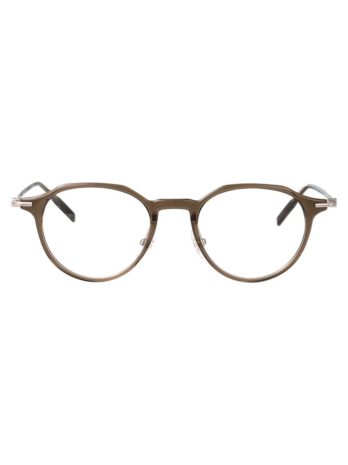 Brown-Silver-Transparent Injected Glasses