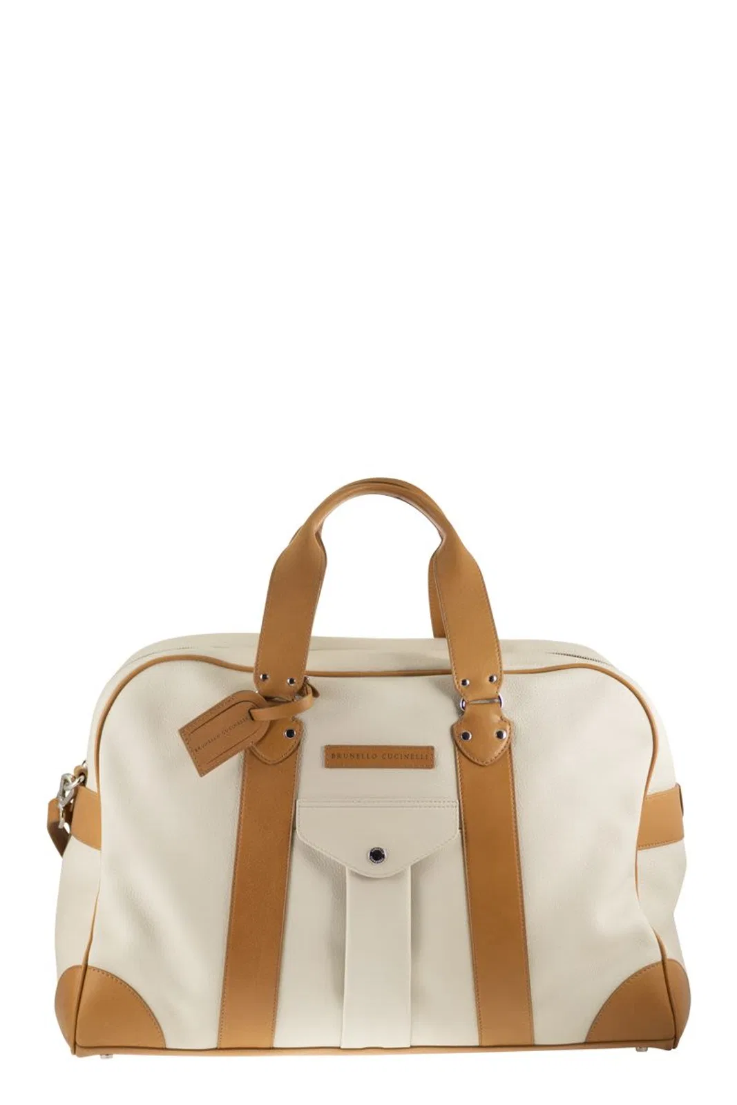 Street Bag In Grained Calfskin And Cowhide Leather