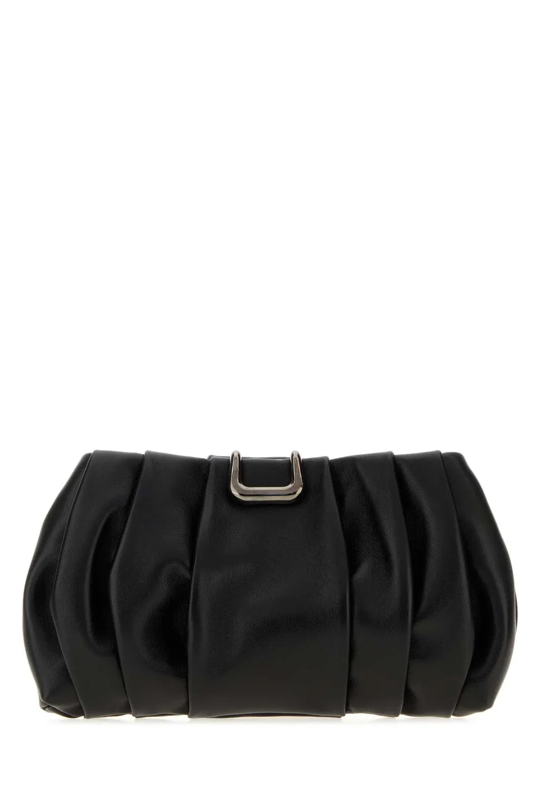 Black Leather Clutch
