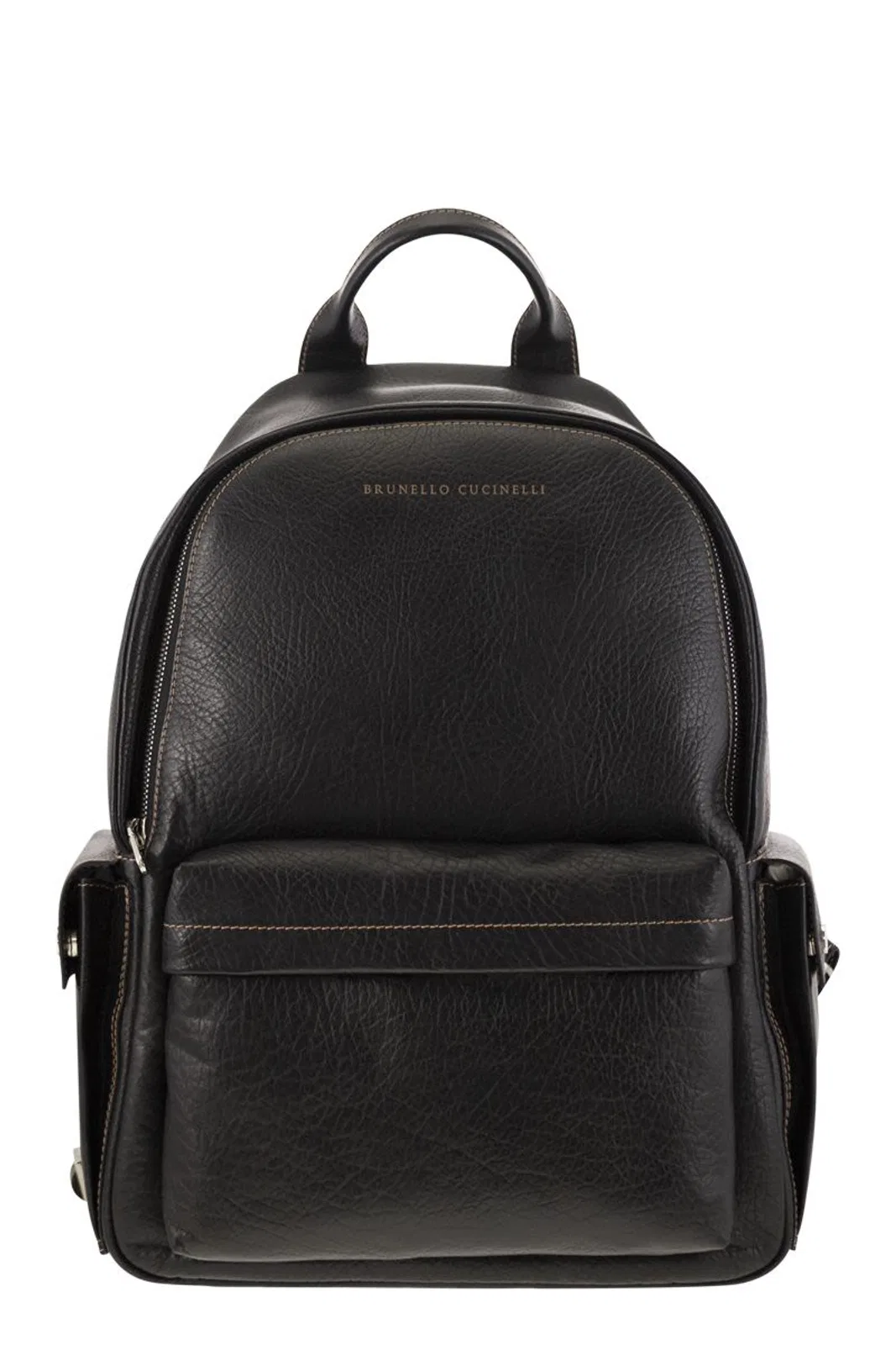 Calfskin Backpack With Grain