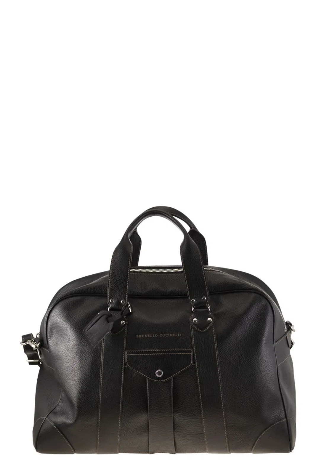 Grained Calfskin Weekender Bag