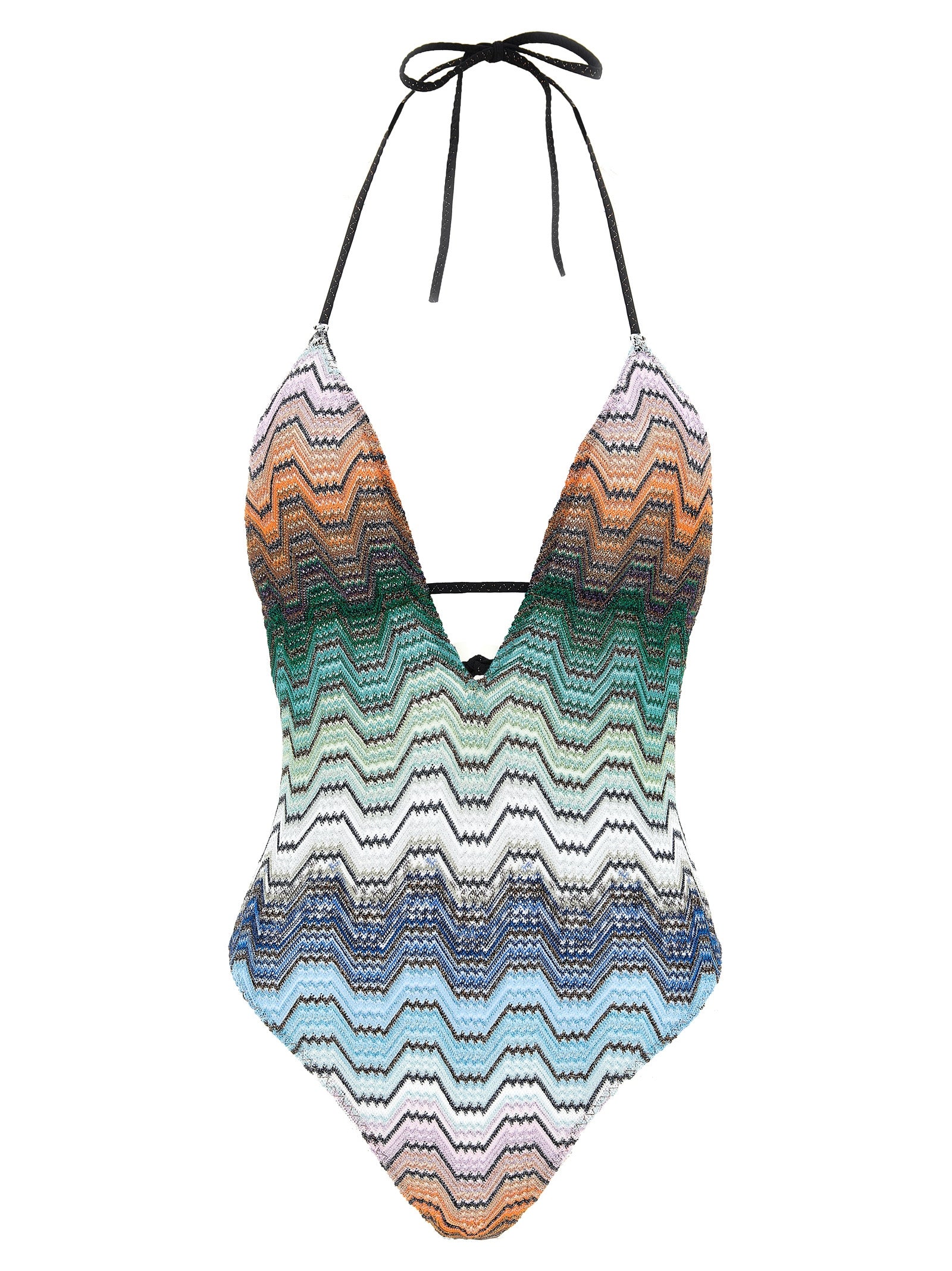 Greek Pattern One-Piece Swimsuit