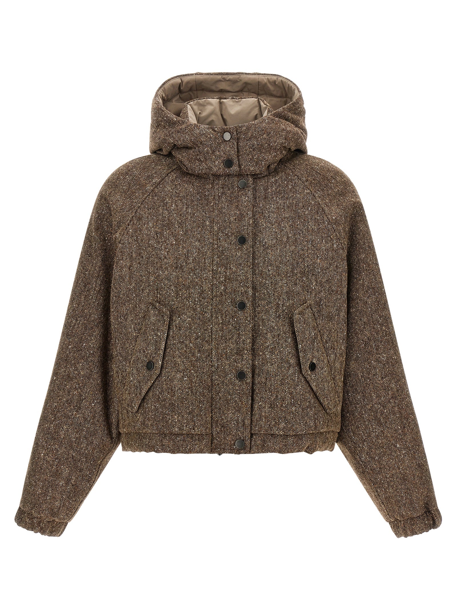 Donegal Tweed Down Jacket