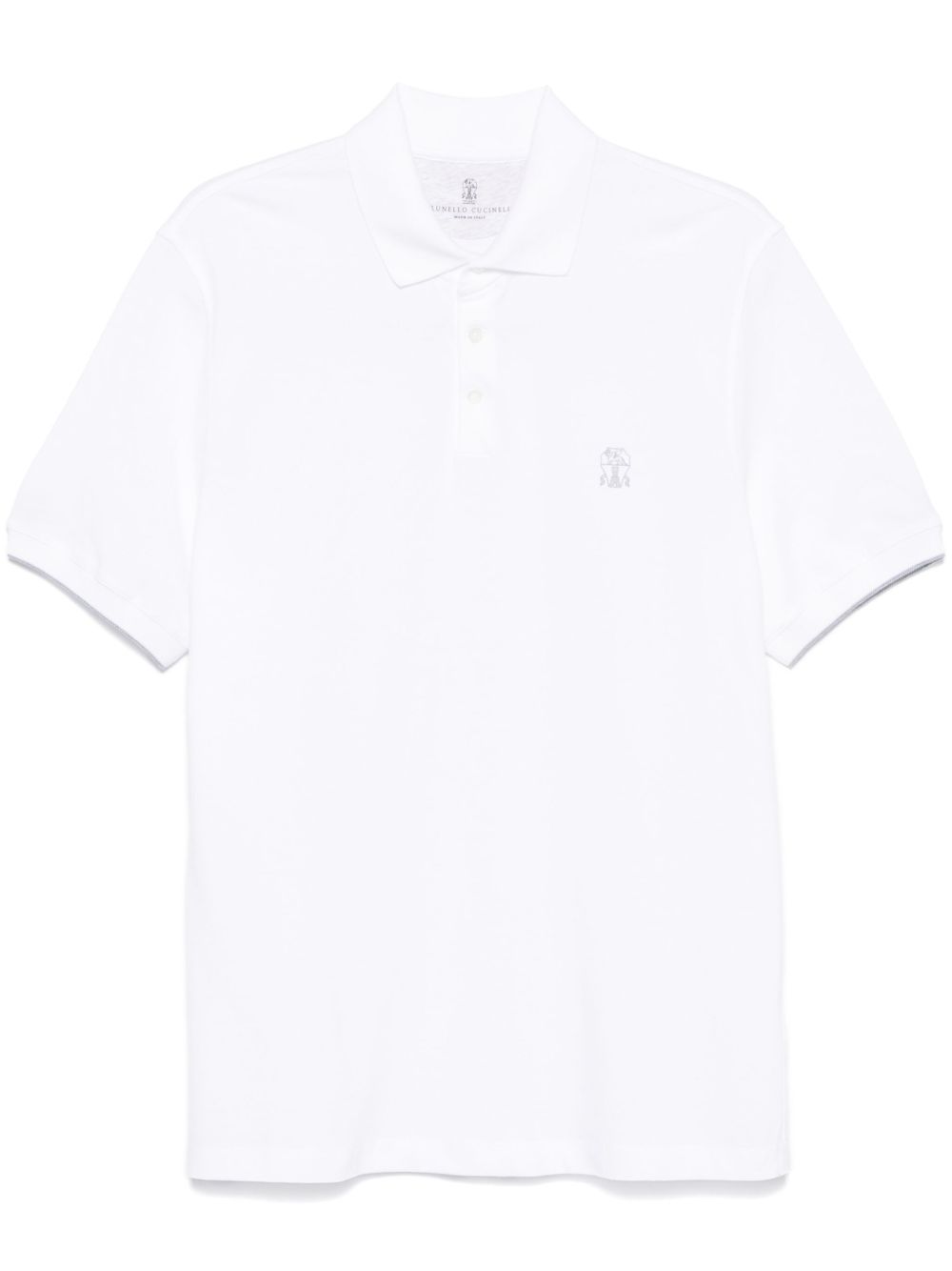 Cotton Piqué Polo Shirt With Logo
