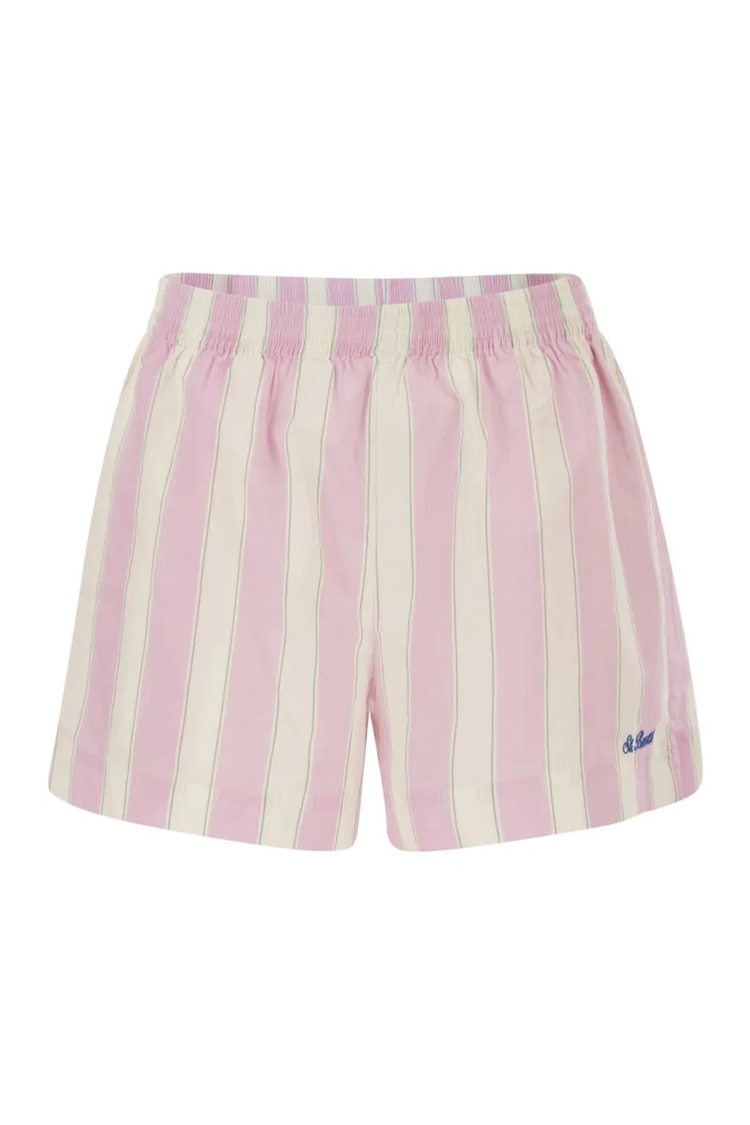Meave - Striped Cotton Shorts