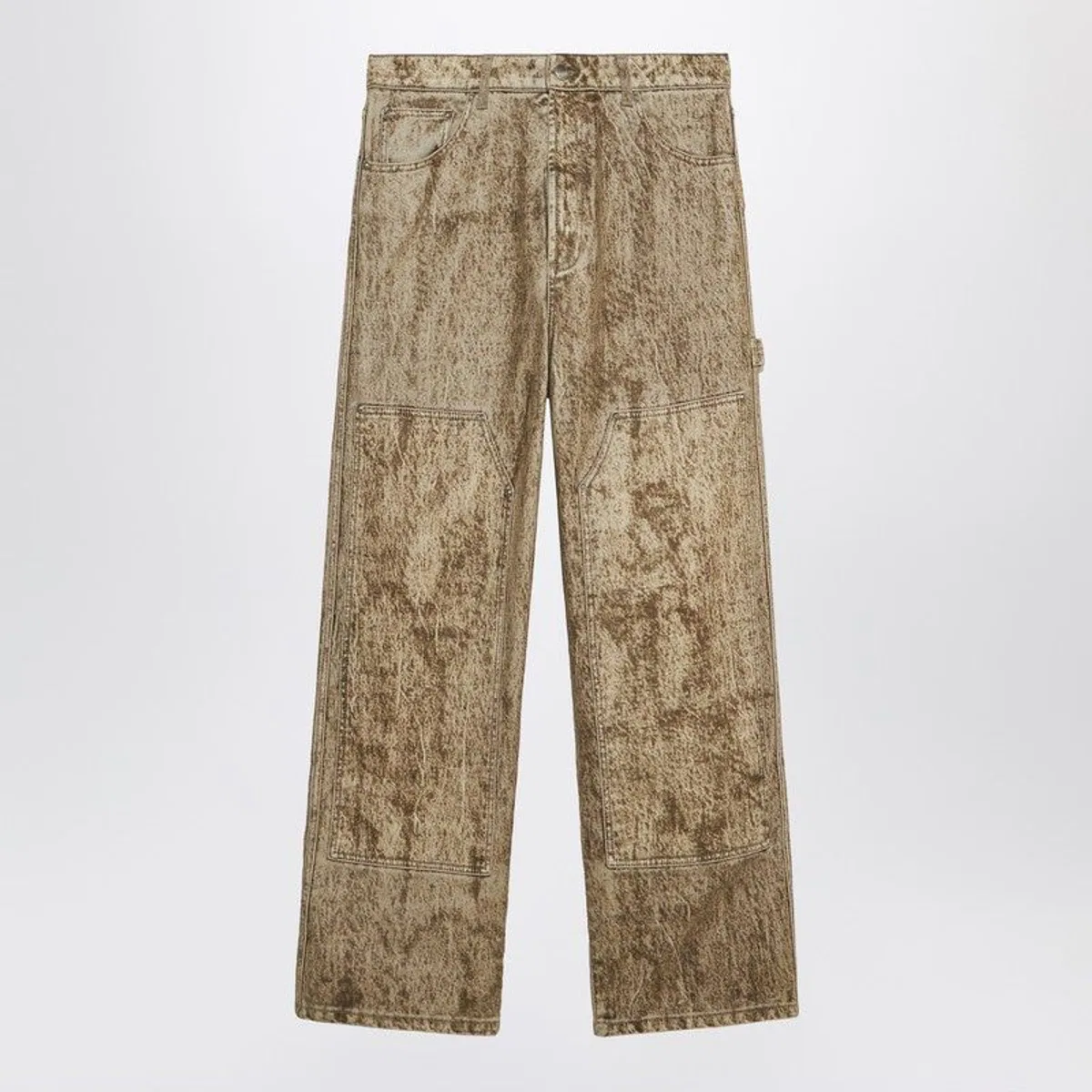 Denim Flock Carpenter Pants Camo