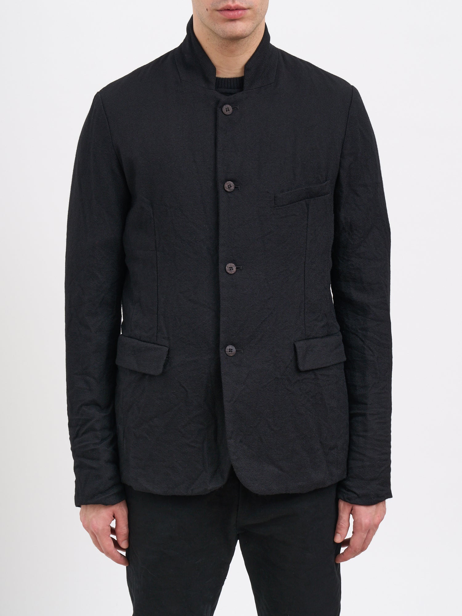 Deconstructed Wool Jacket