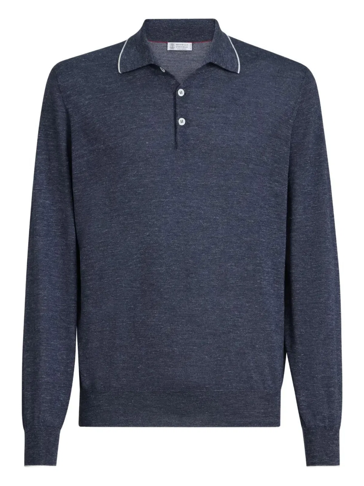 Cashmere Silk Hemp Polo Shirt