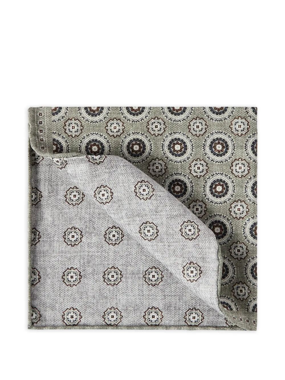 Geometric-Print Pocket Square