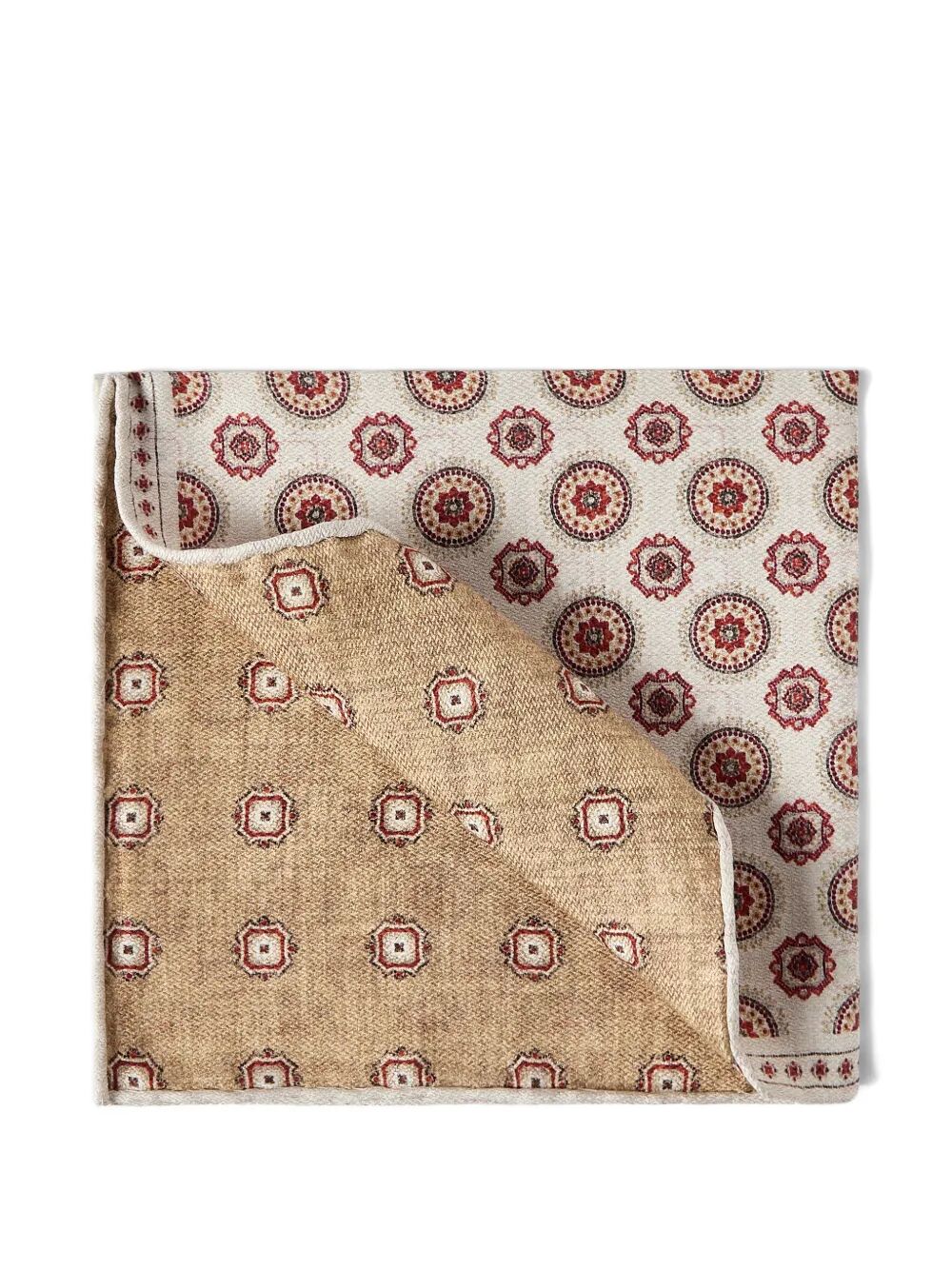 Geometric-Print Pocket Square