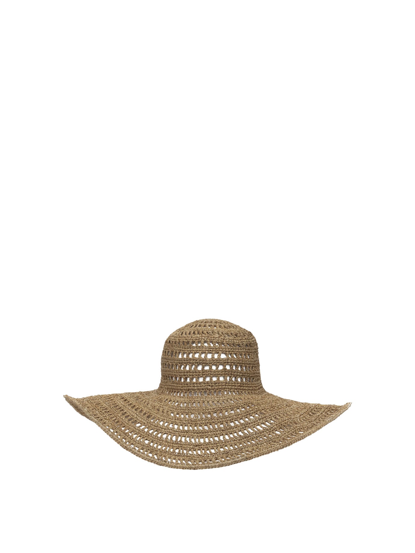 Beige Raffia Hat
