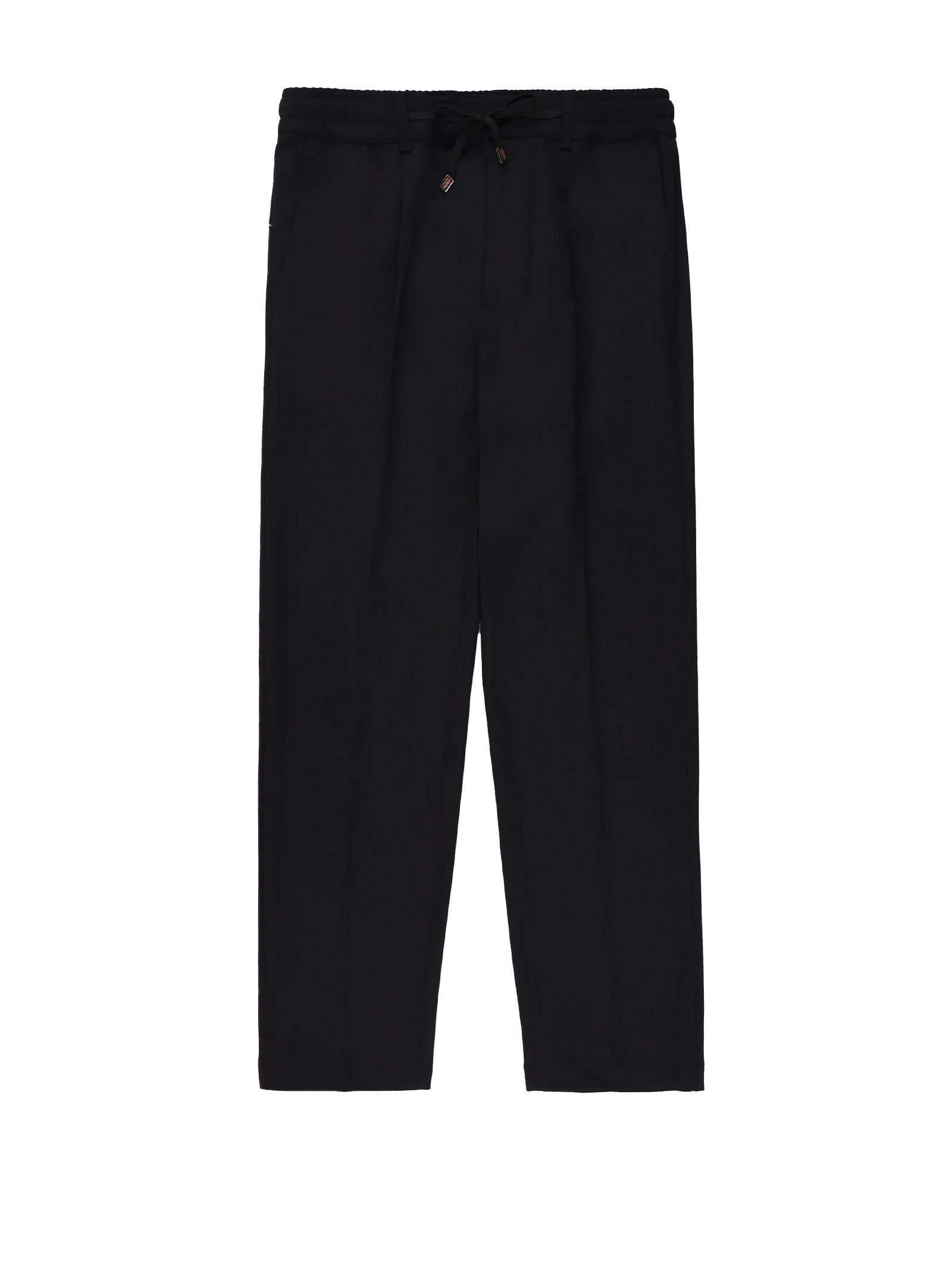 Black Trousers In Stretch Virgin Wool