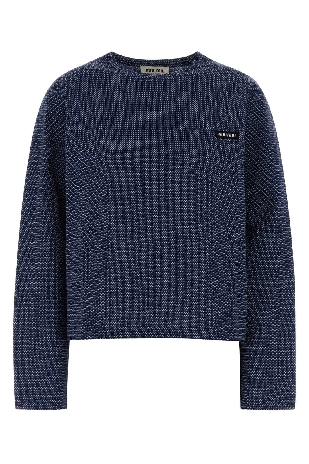 Miu Miu Two-Tone Jersey T-Shirt