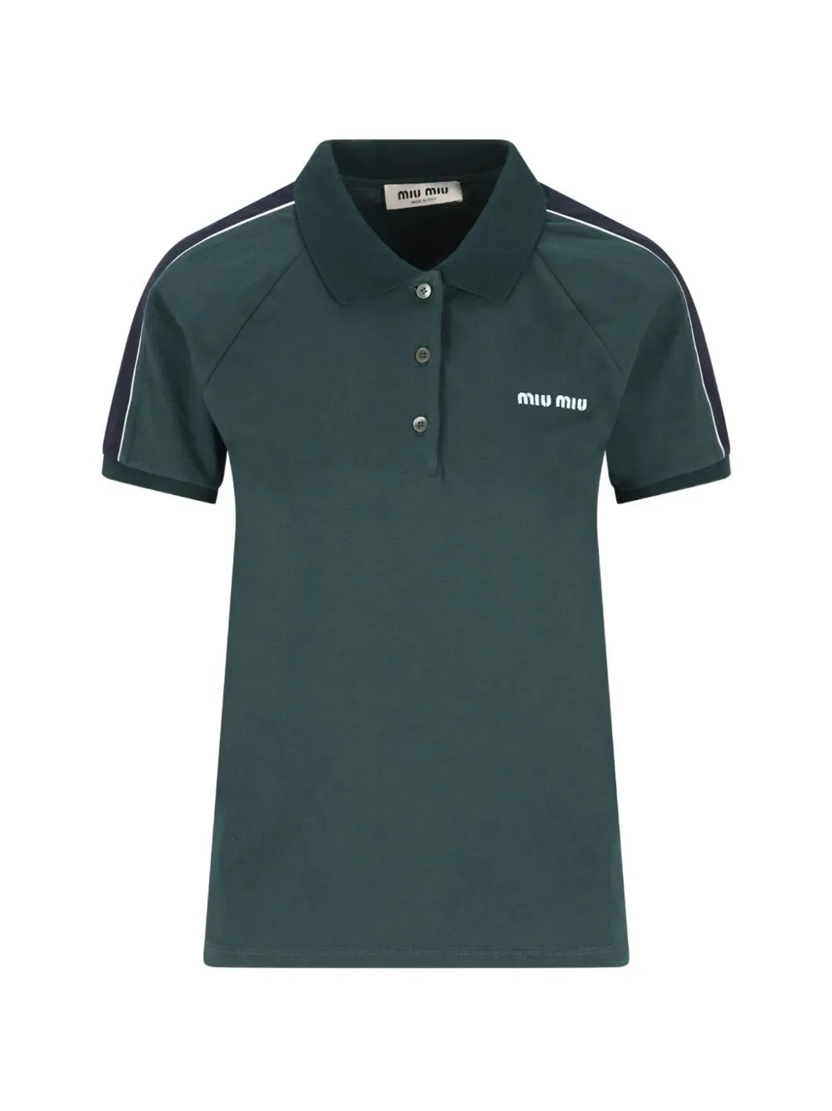 Two-Tone Jersey Polo Shirt