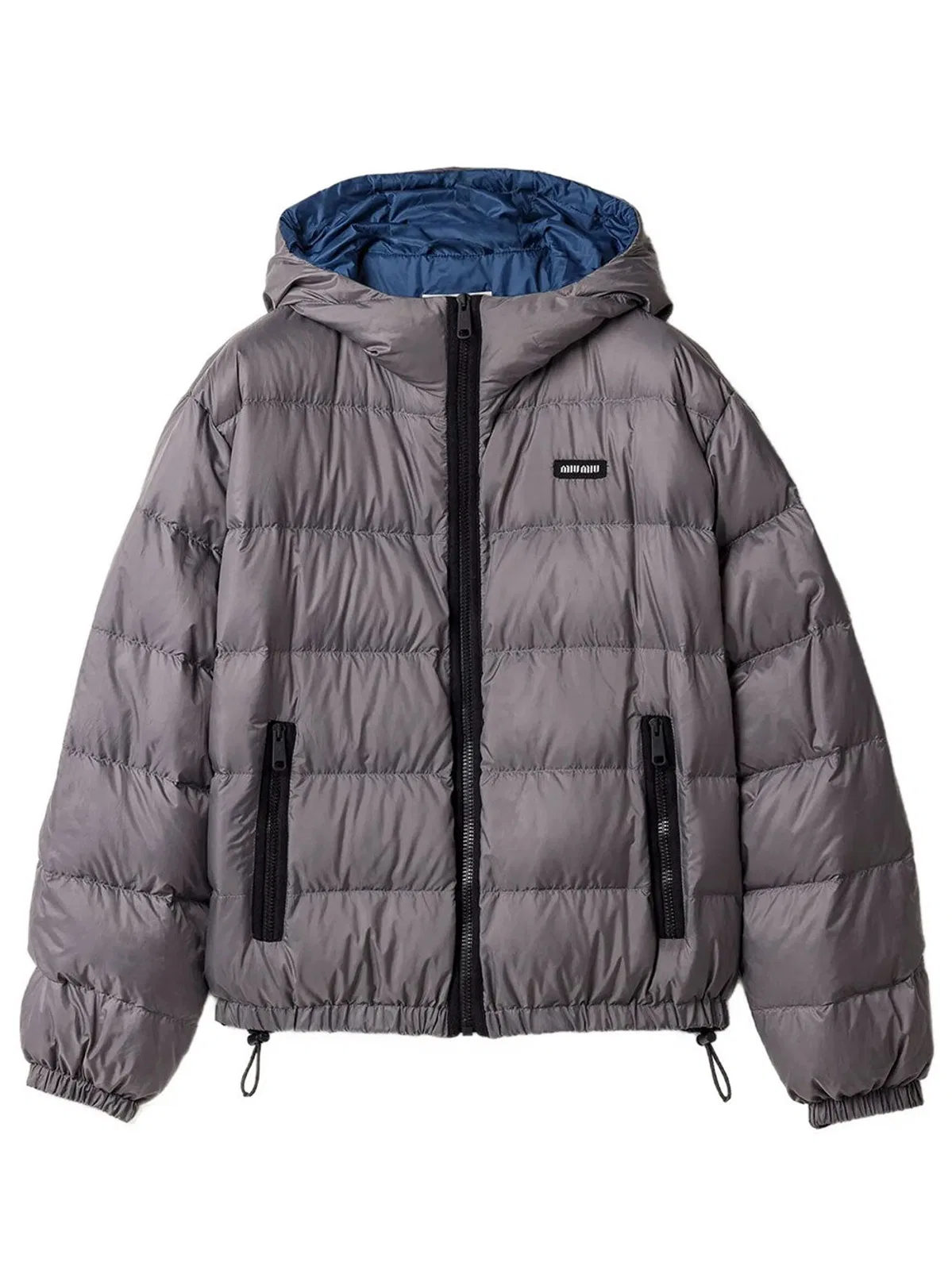 Light Pongé Down Hoodie Jacket