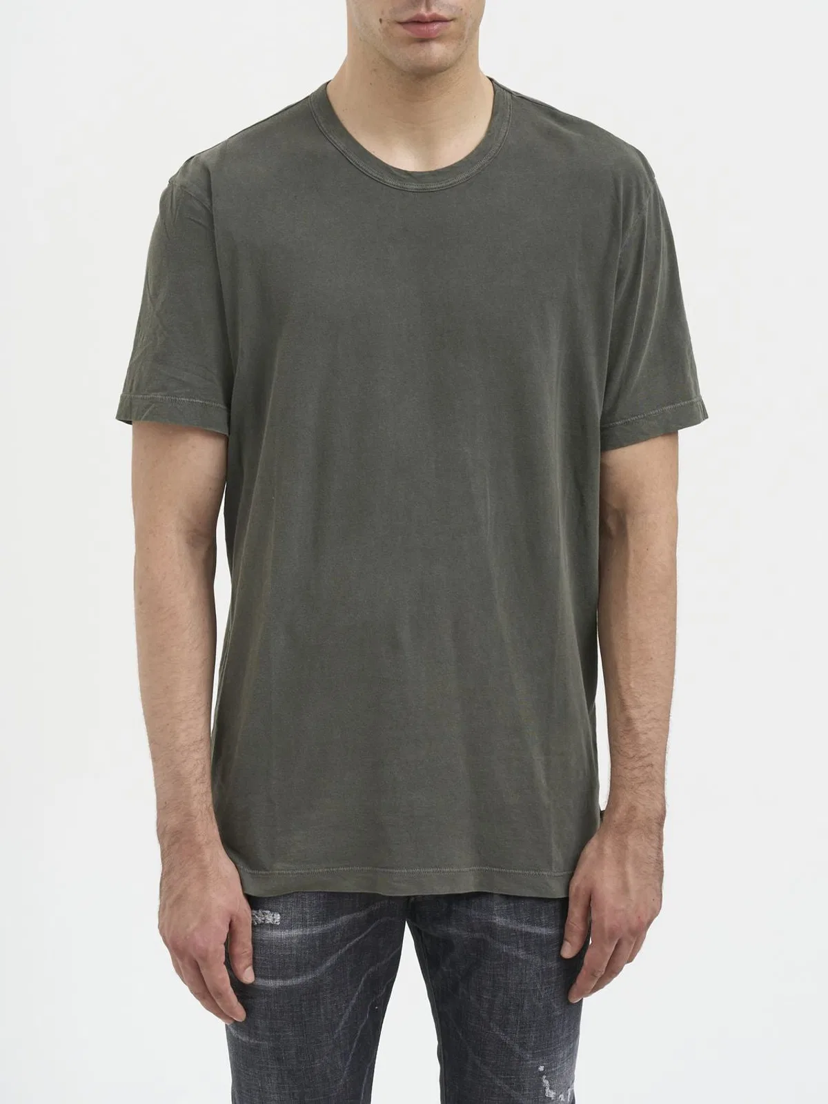 Crew Neck Cotton T-Shirt