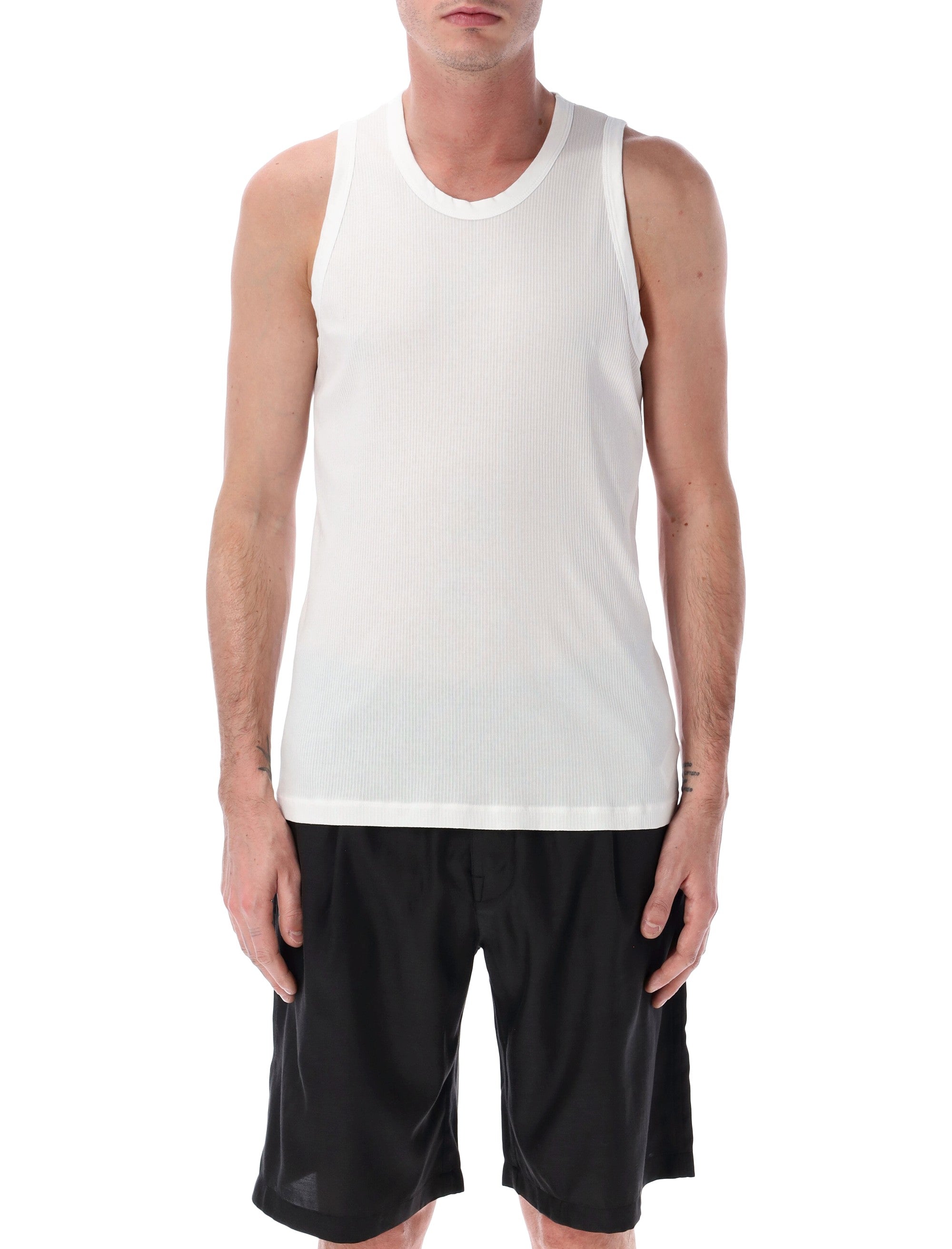 Ribbed Cotton Tank