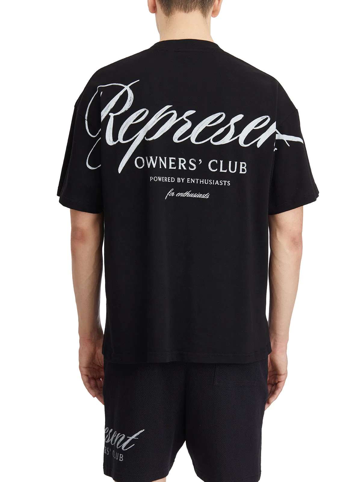 Represent Owners Club Script T-shirt In Black