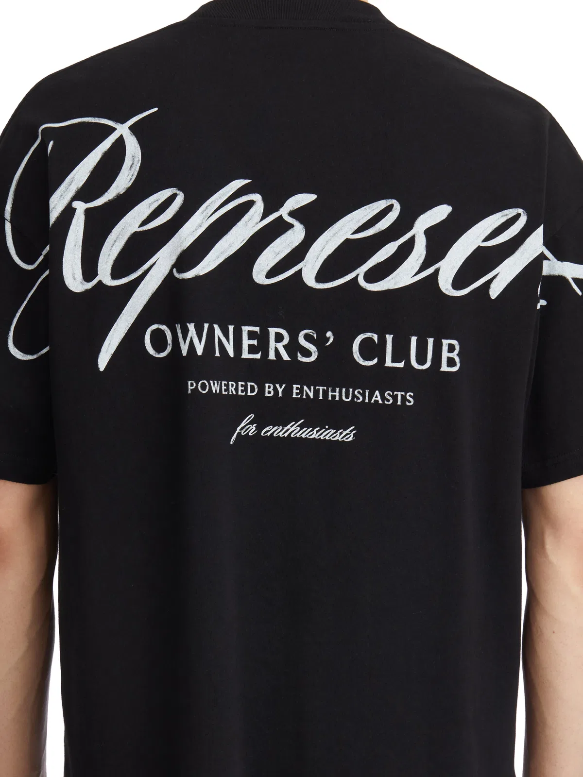 Represent Owners Club Script T-shirt In Black