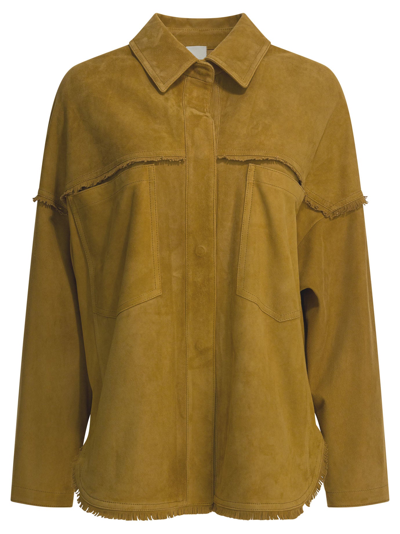 Beige Goat Suede Jacket
