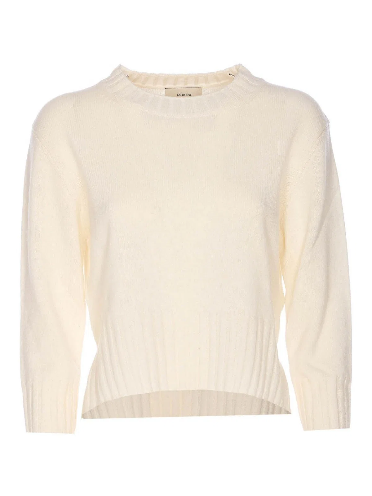 Ivory White Melange Mora Sweater