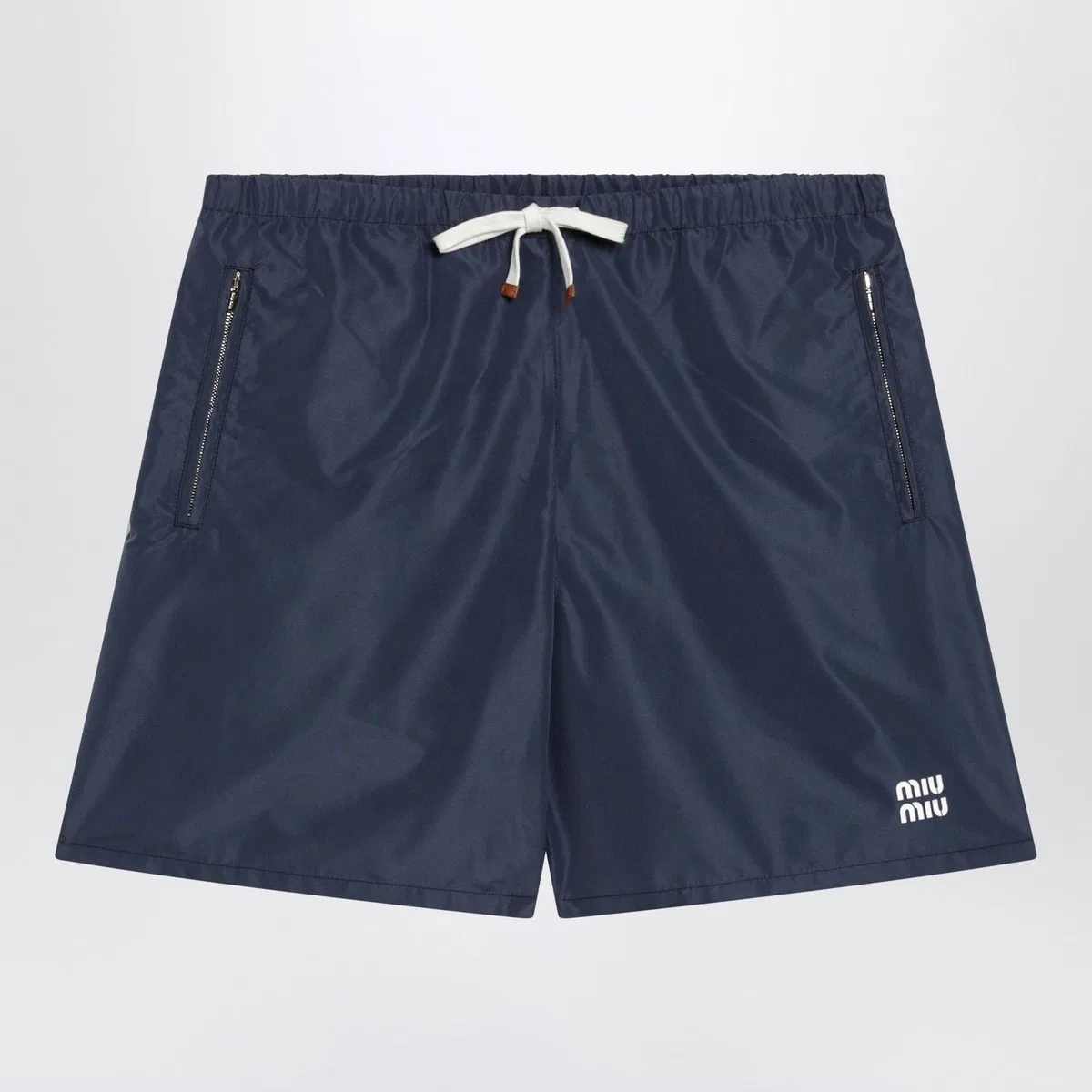 Tec Fabric Windproof Bermuda Shorts In Blue