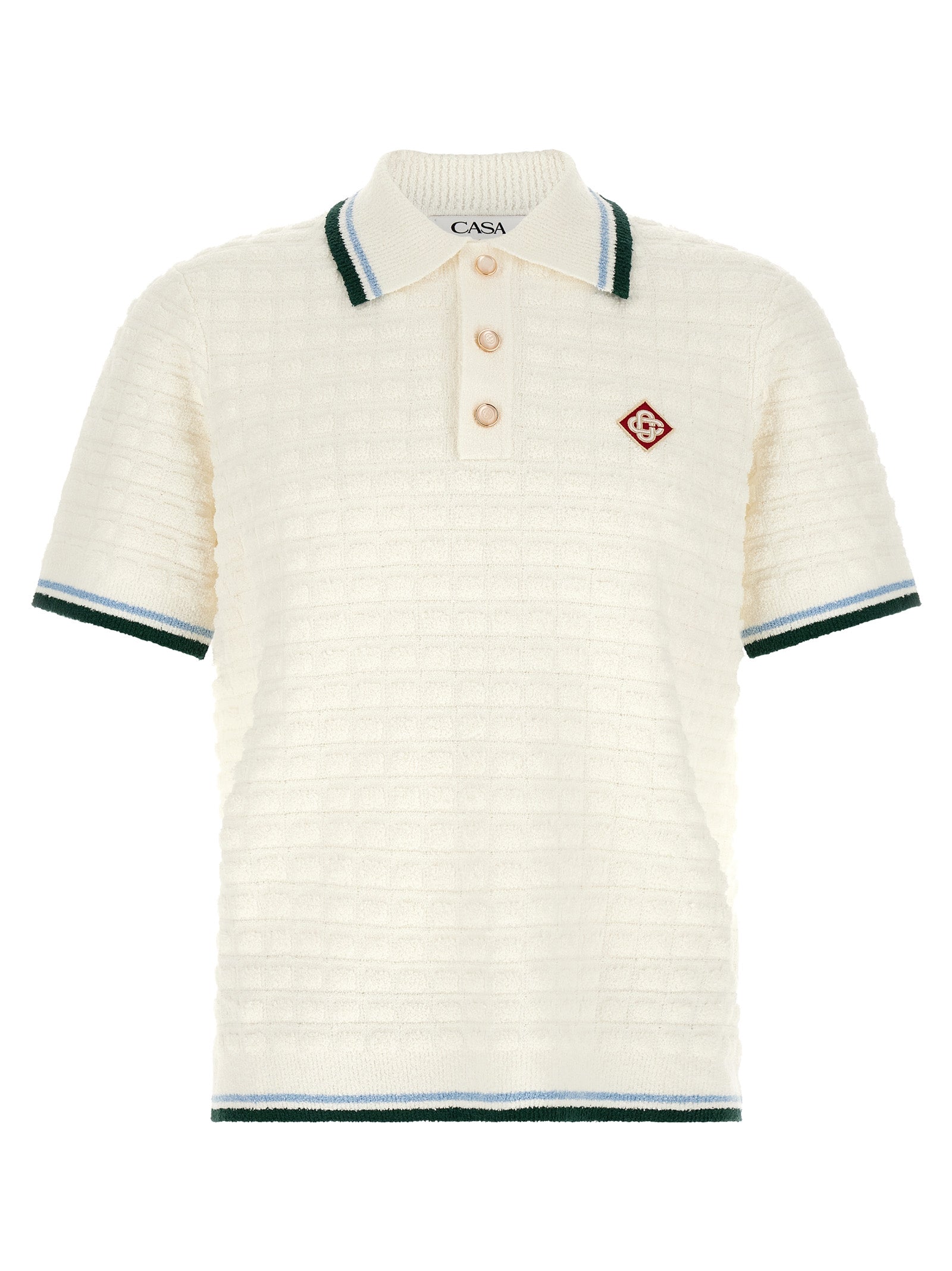 Bouclé Polo Shirt
