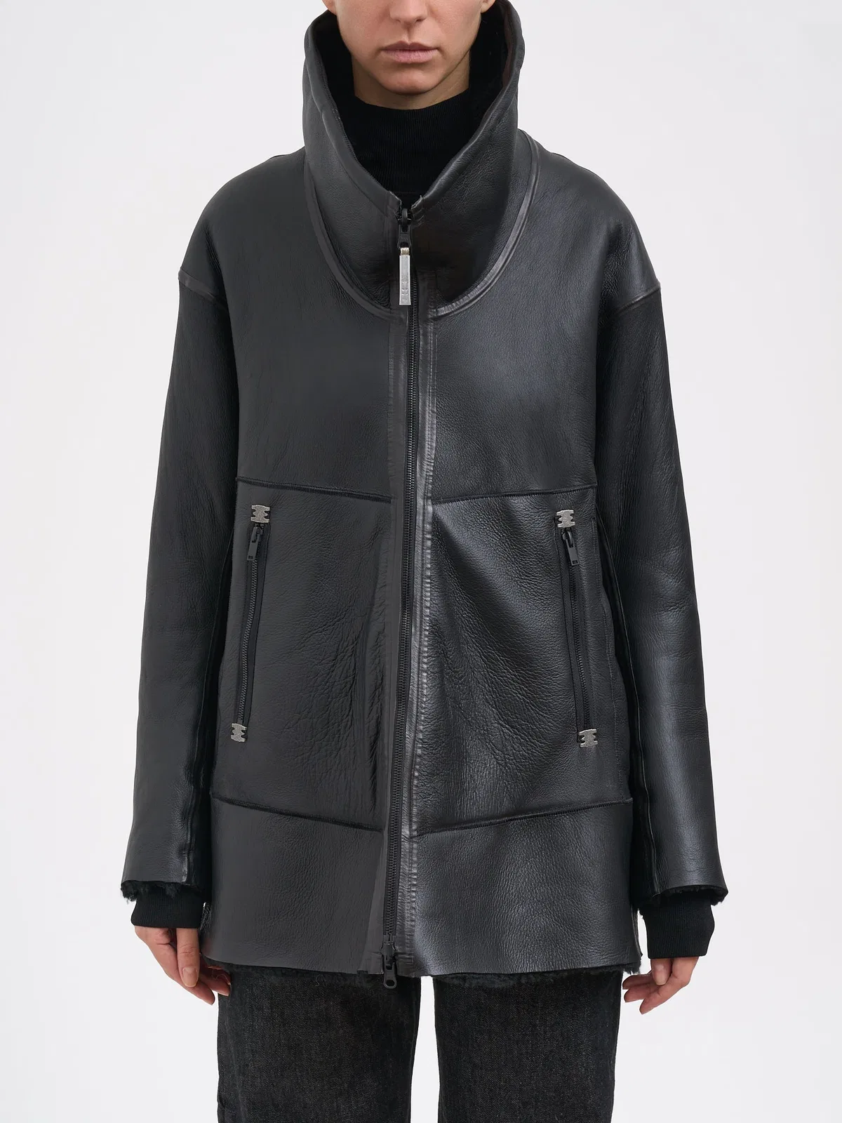 Oversized Sheepskin Jacket