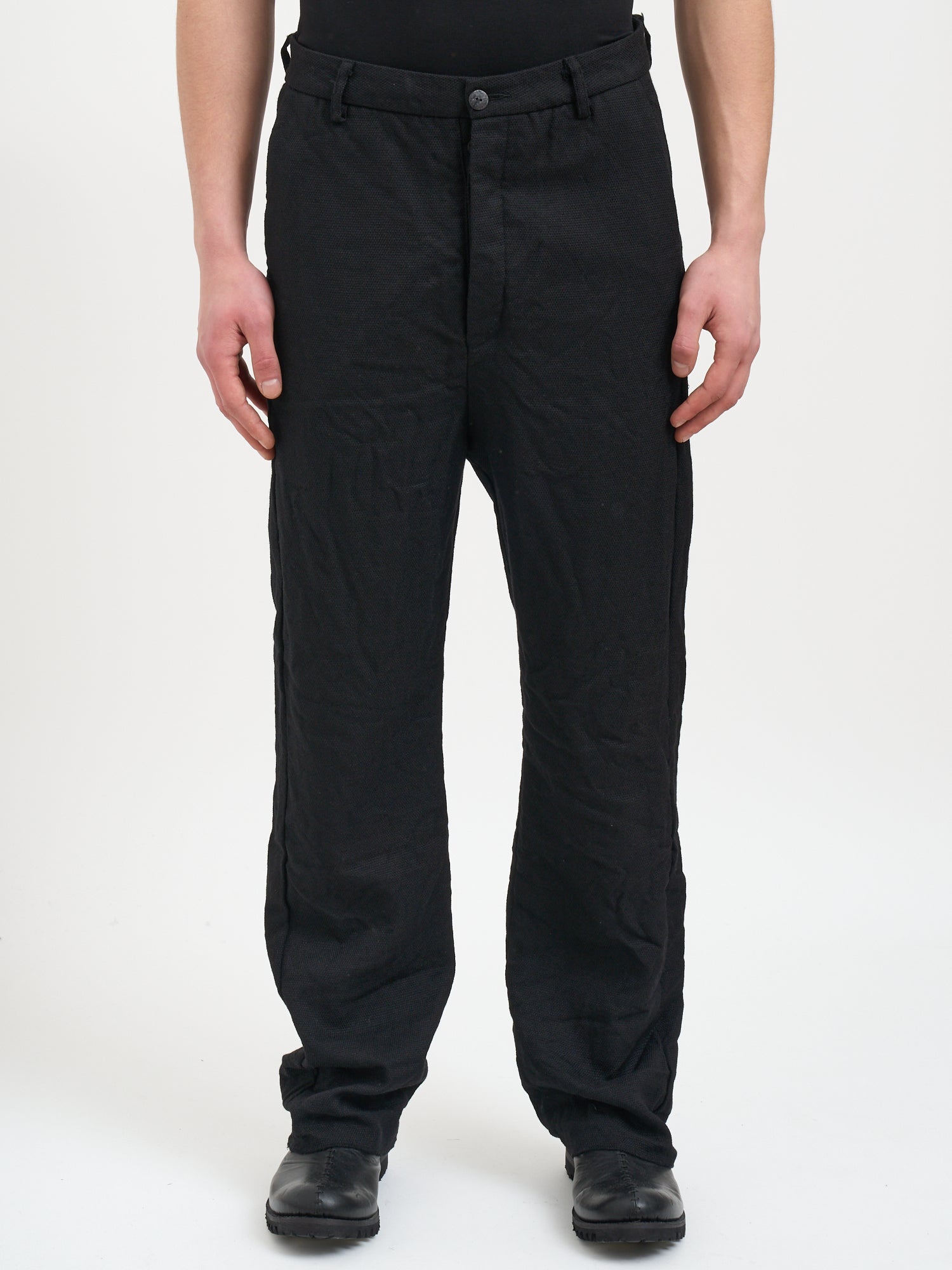 Wide Trousers In Virgin Wool