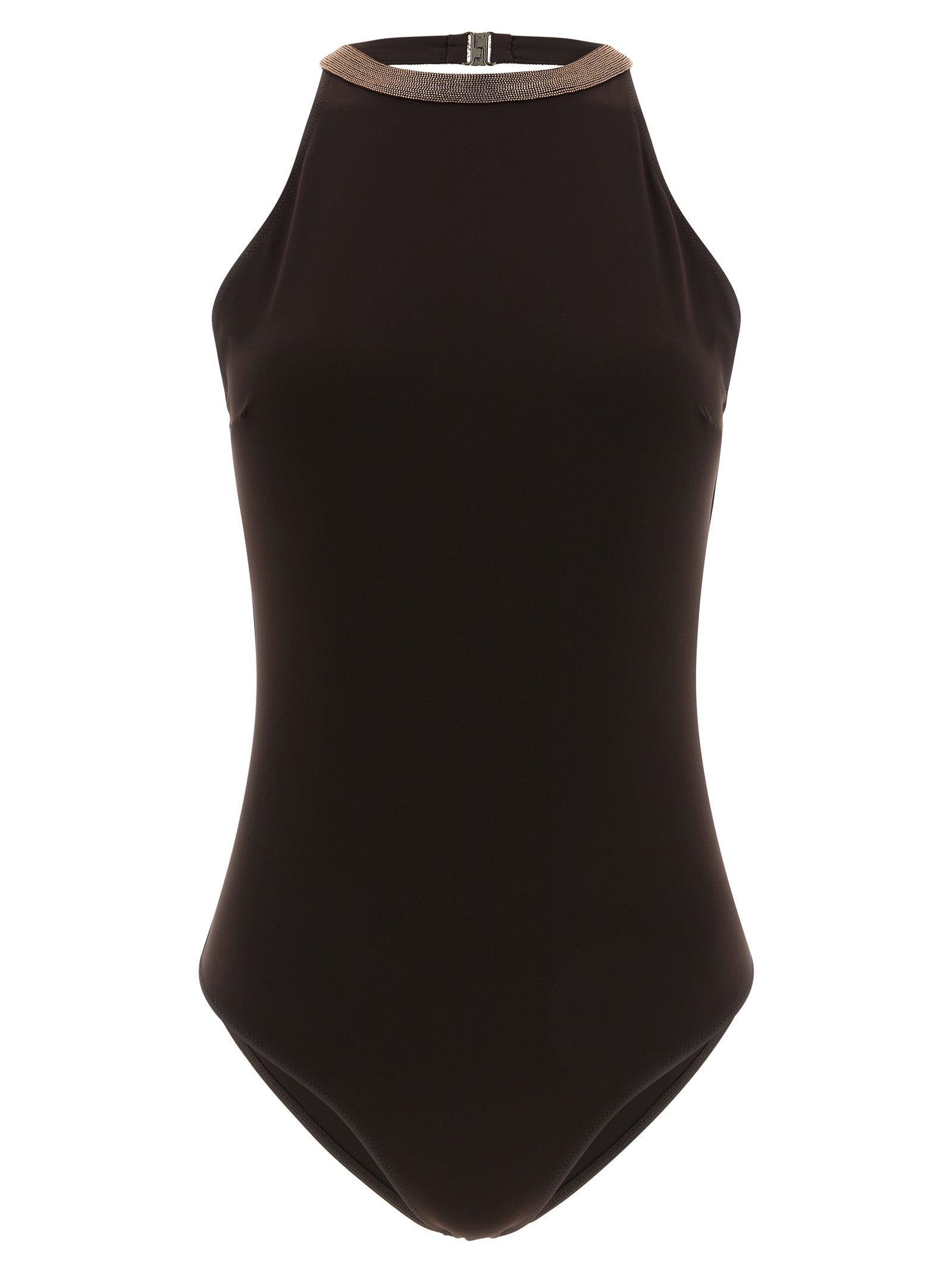 'Precious Collar' One-Piece Swimsuit