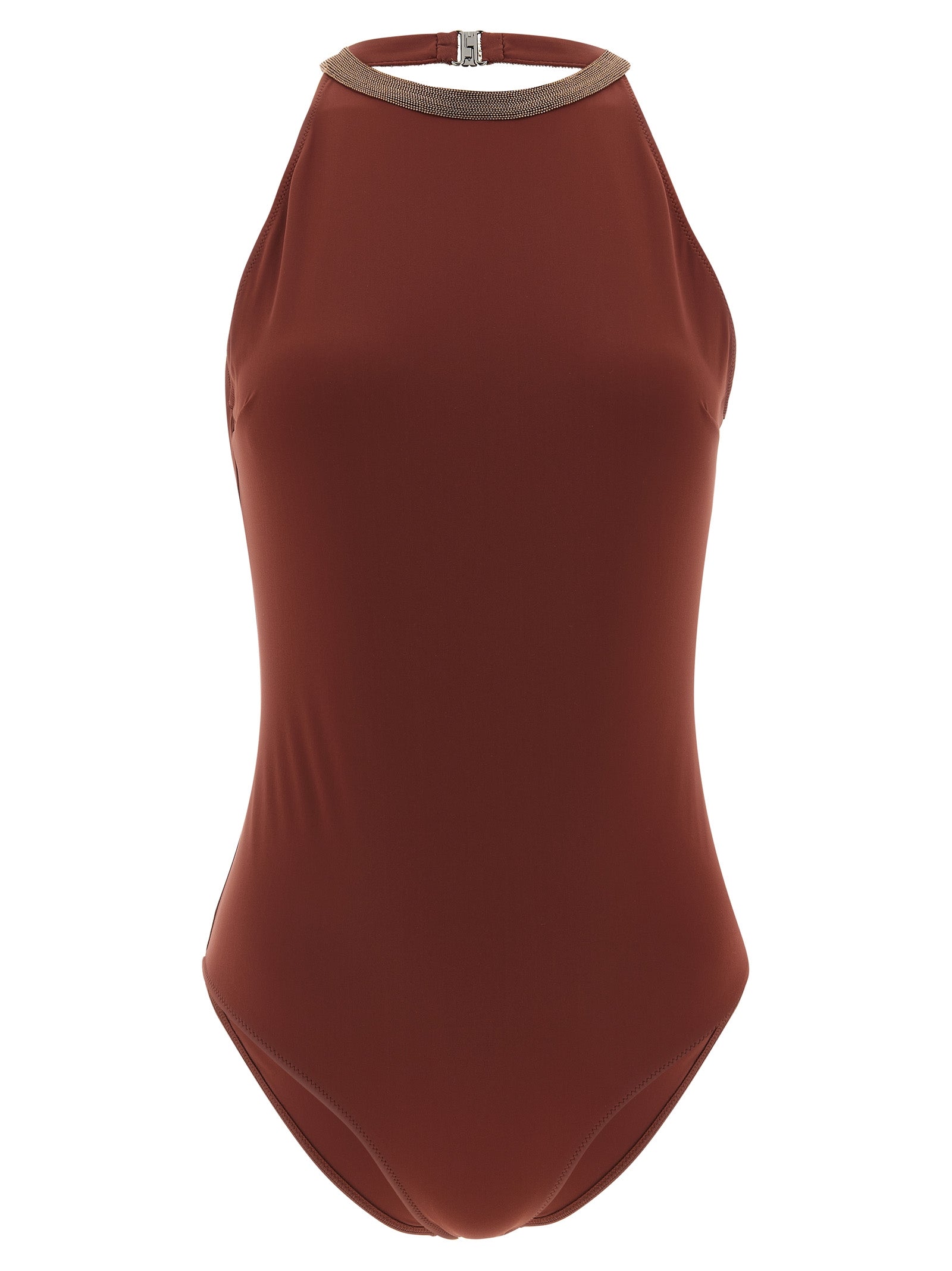 'Precious Collar' One-Piece Swimsuit