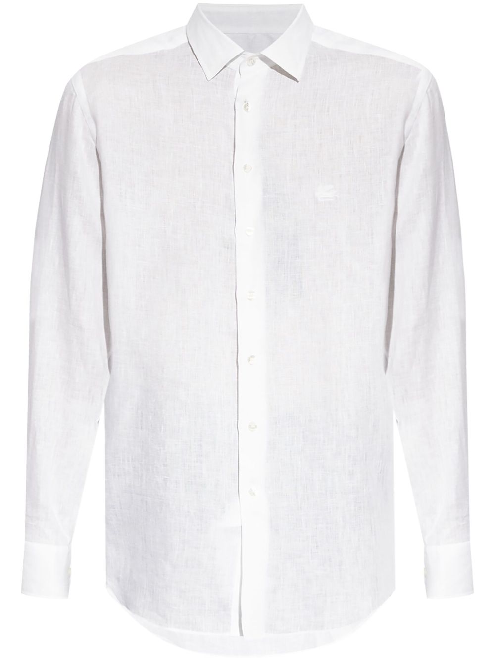 White Front Button Shirt
