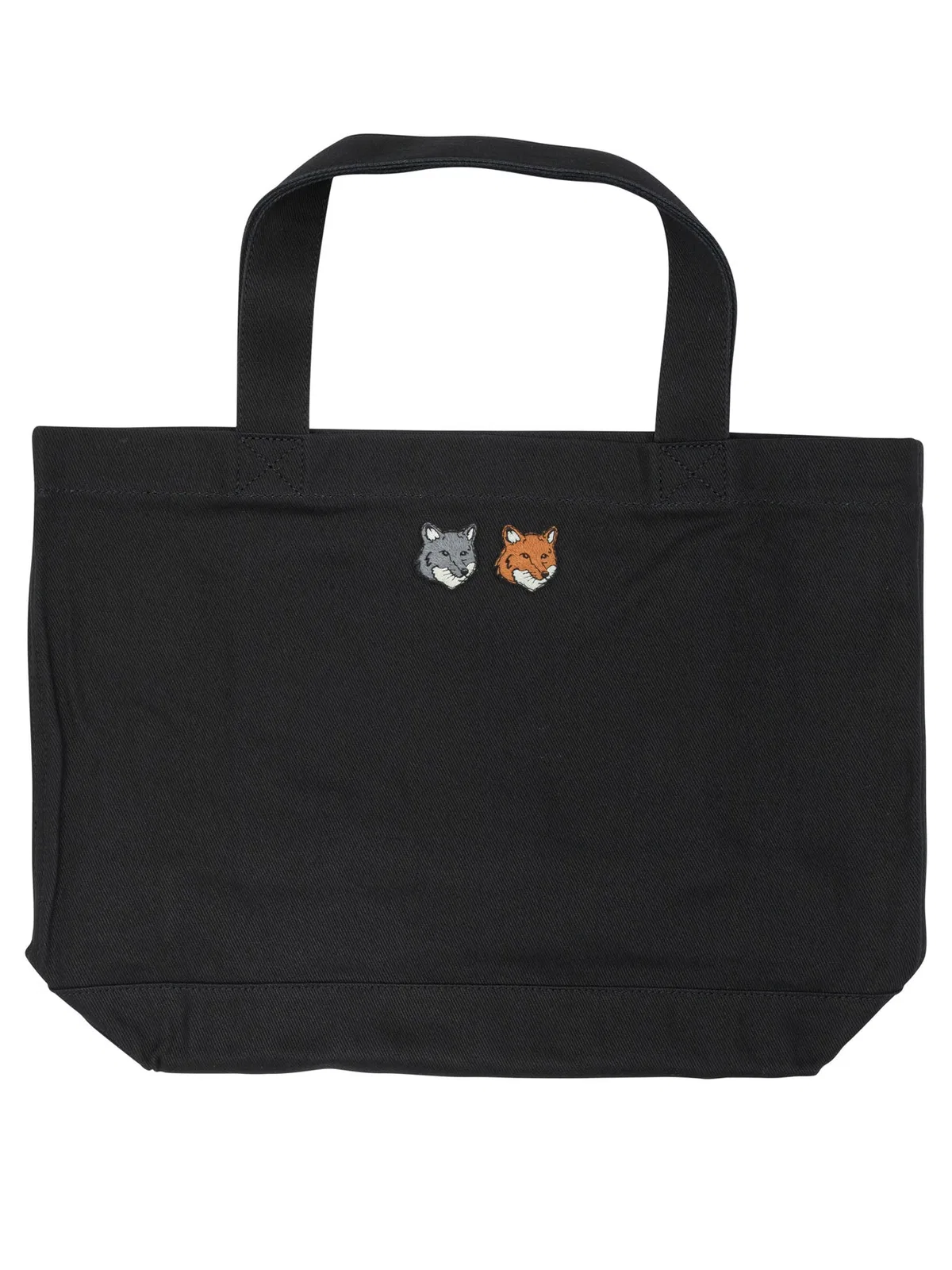 Maison Kitsuné "Double Fox Head" Large Handbag