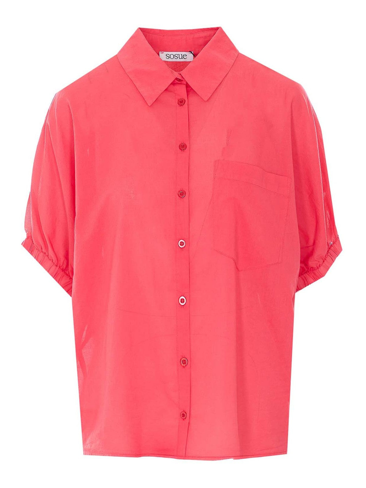 Red Cowboy Collar Shirt