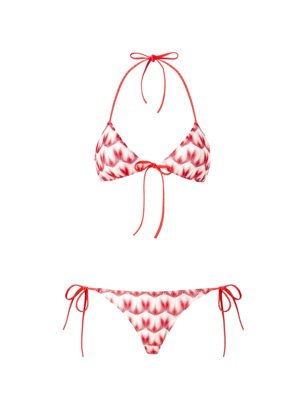 Red Pink White Bikini