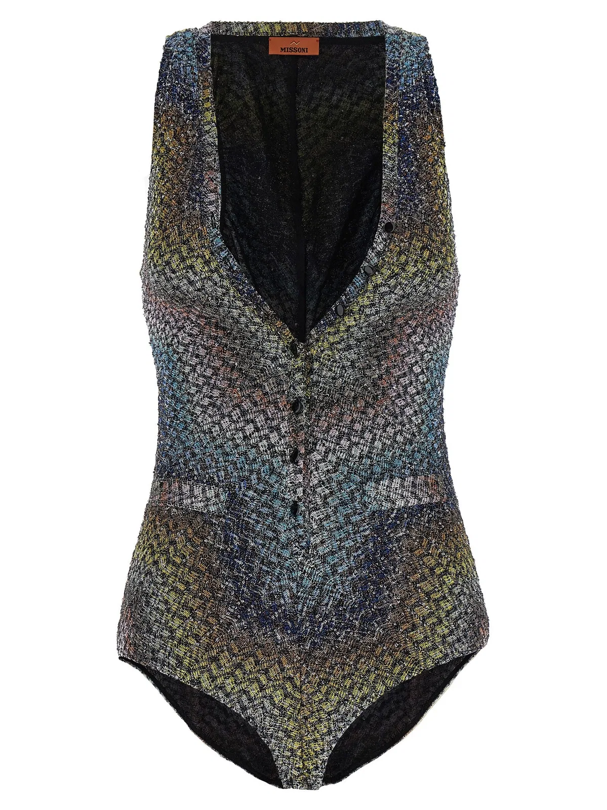 Zigzag One-Piece Swimsuit