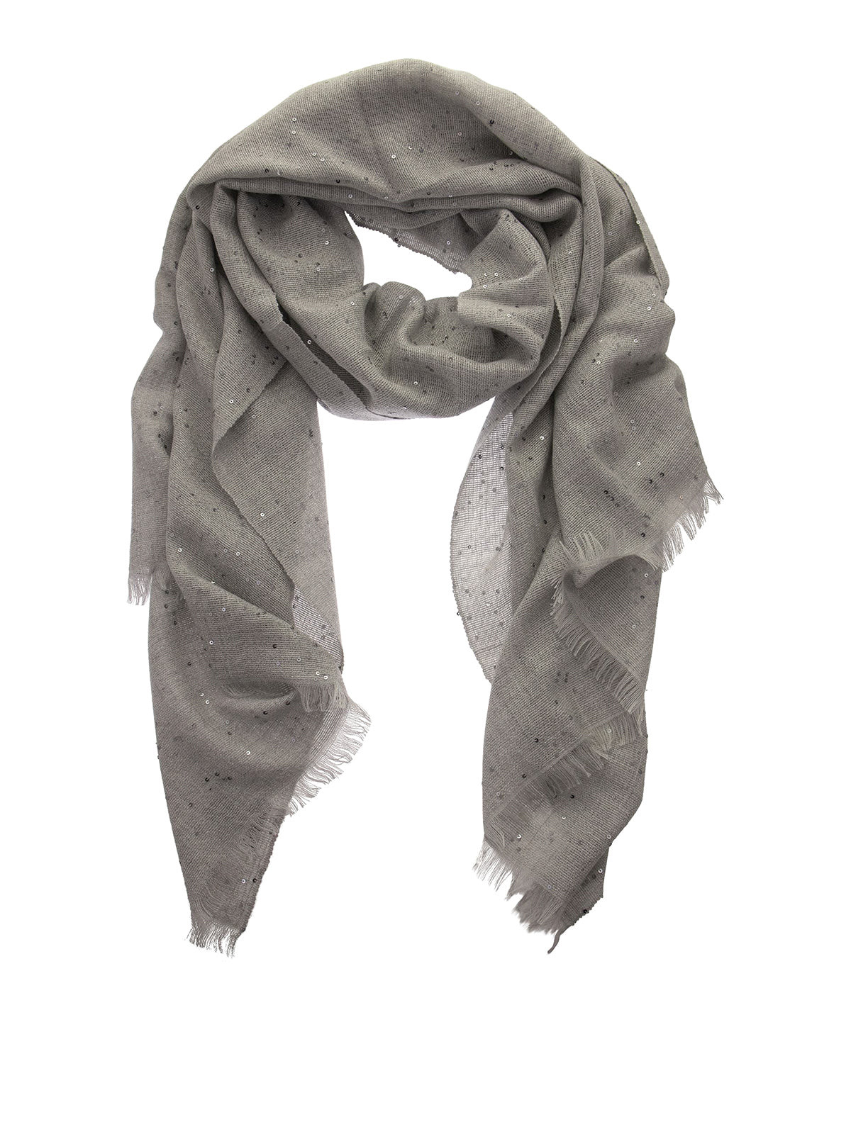 Cashmere And Silk Sequined Scarf