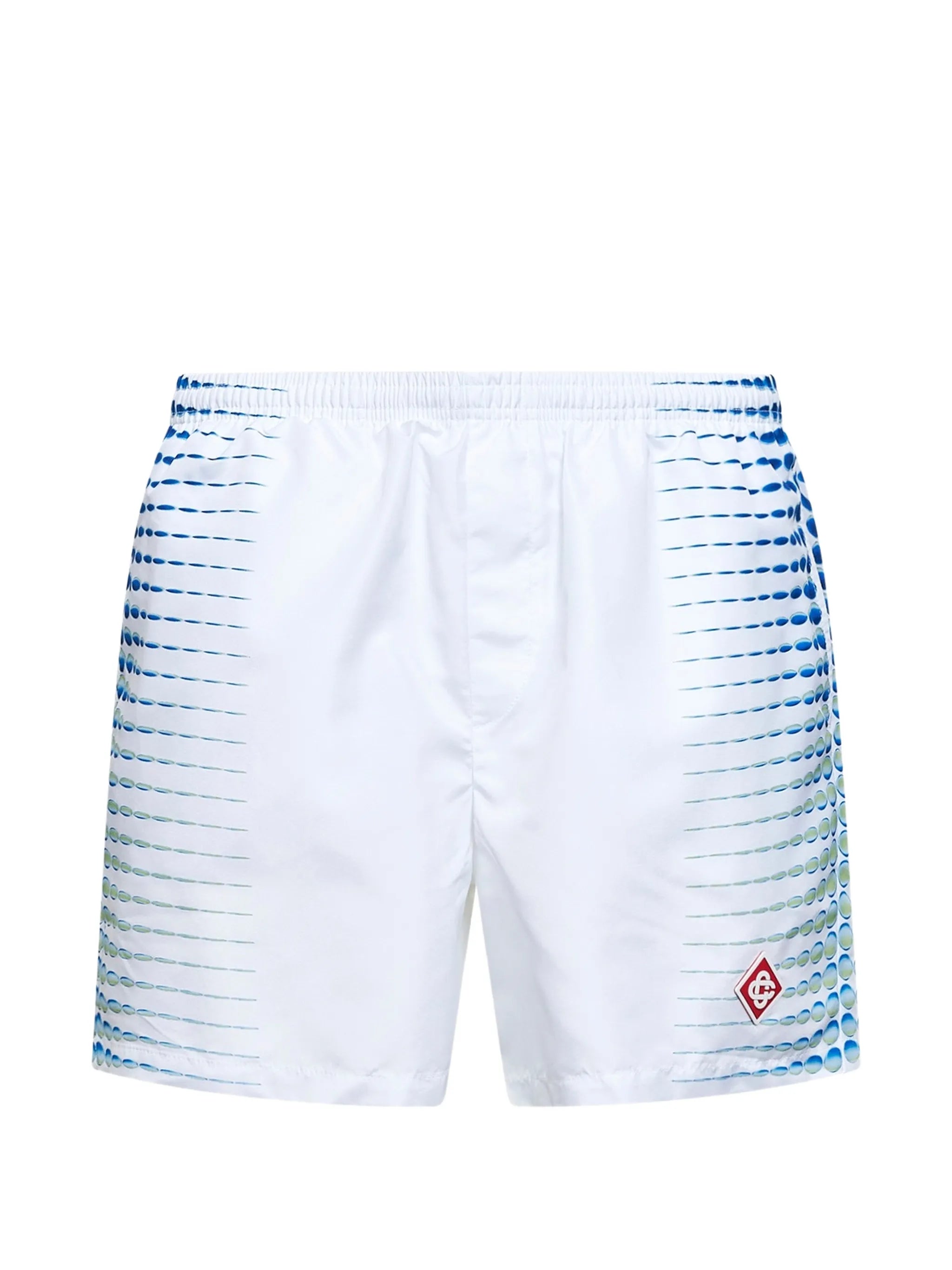 Dots Polyester Printed Swim Shorts