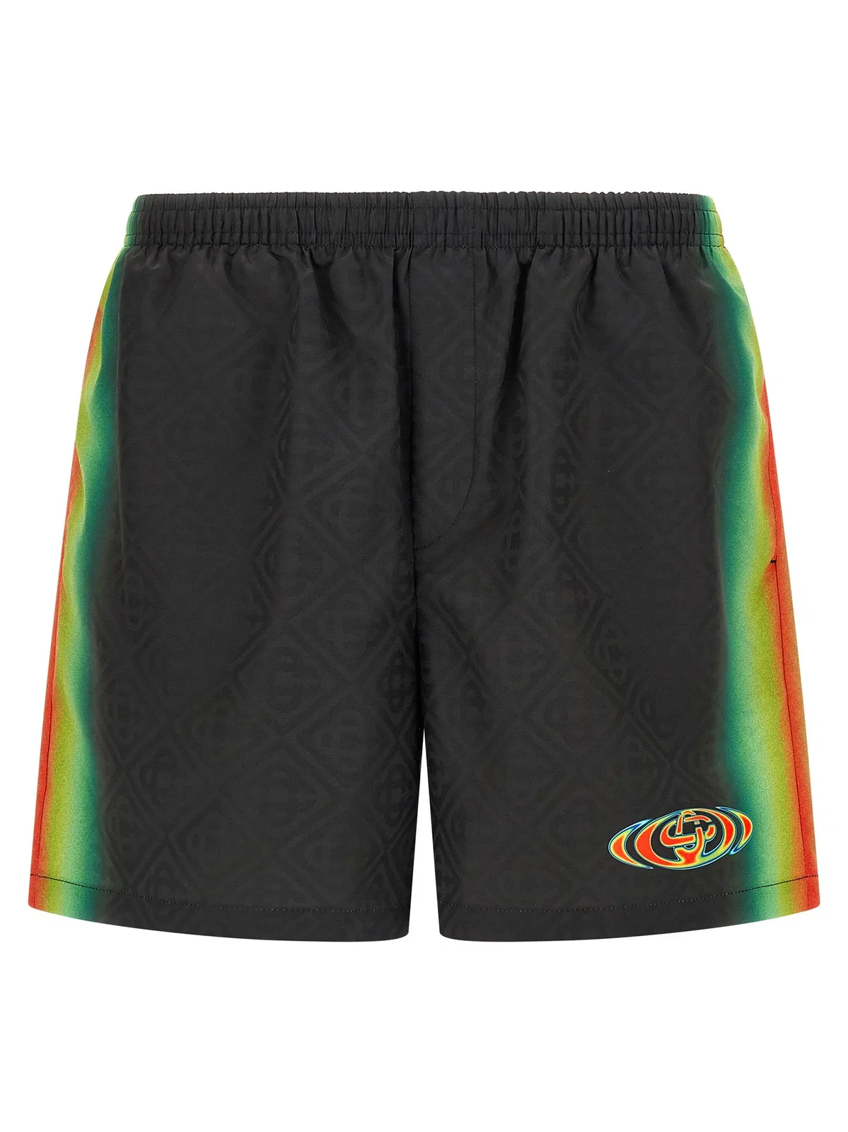 Jacquard Logo Swimsuit
