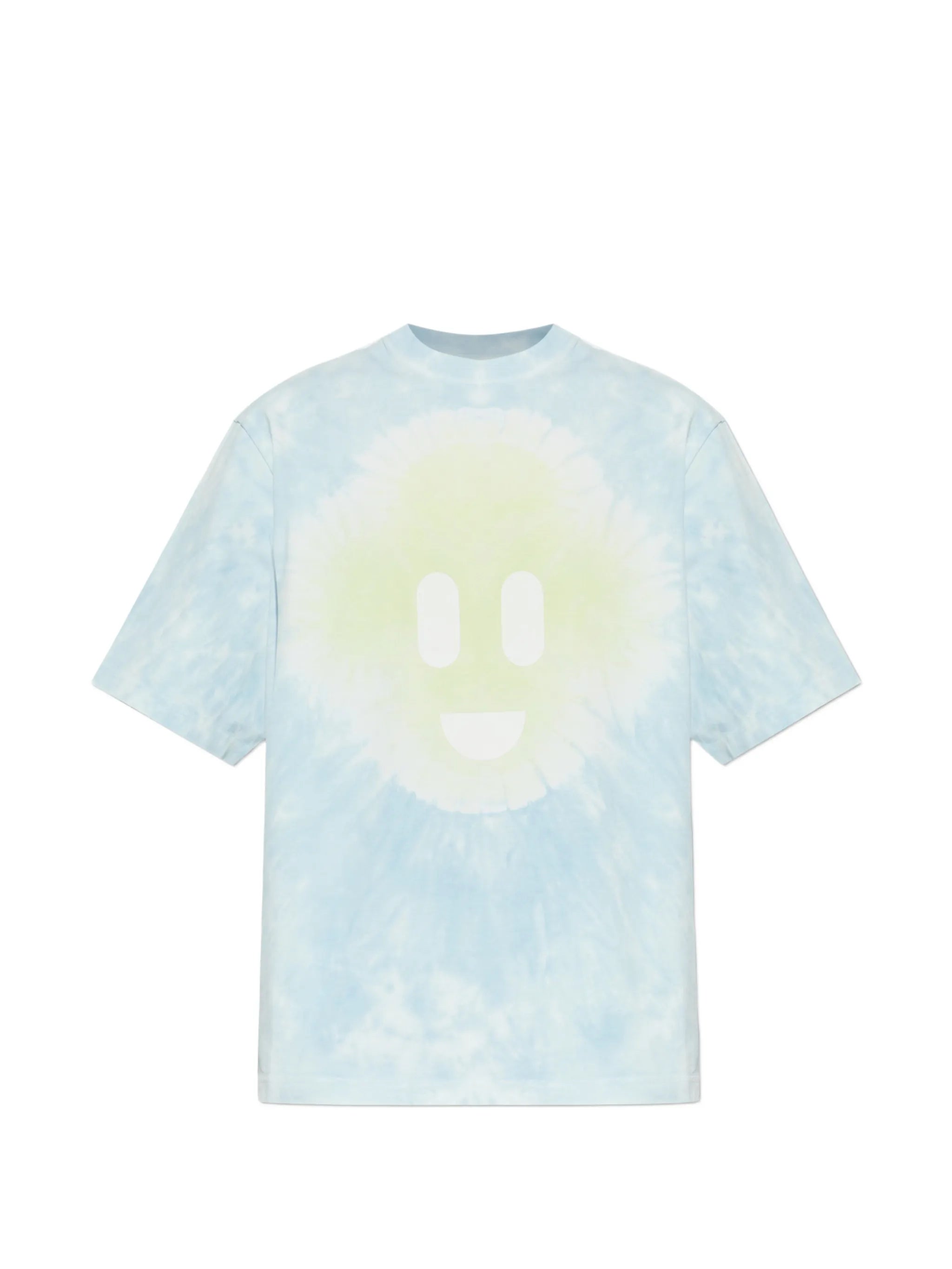 Tie Dye Smiley Blue Organic