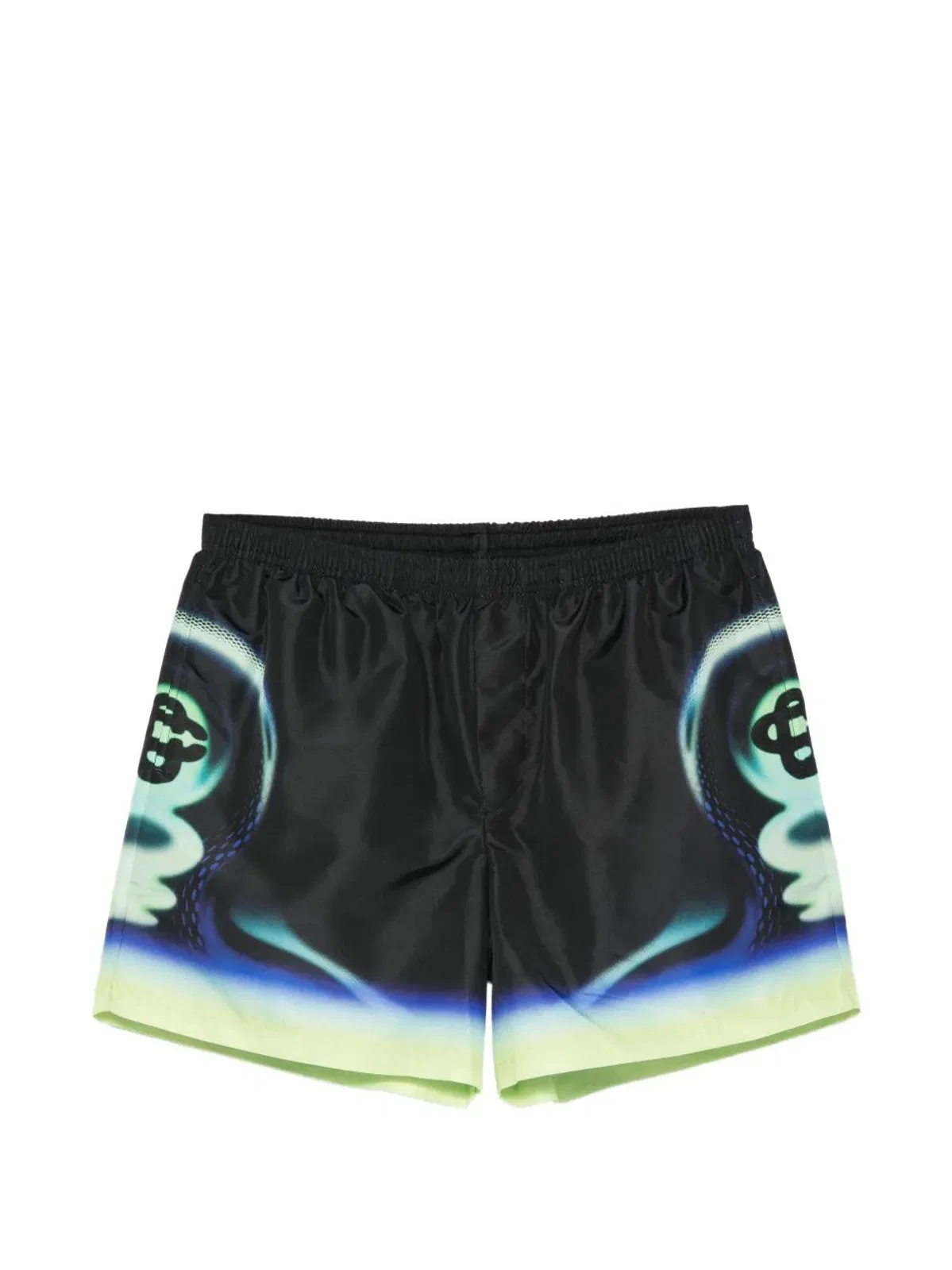 Graphic-Print Swim Shorts