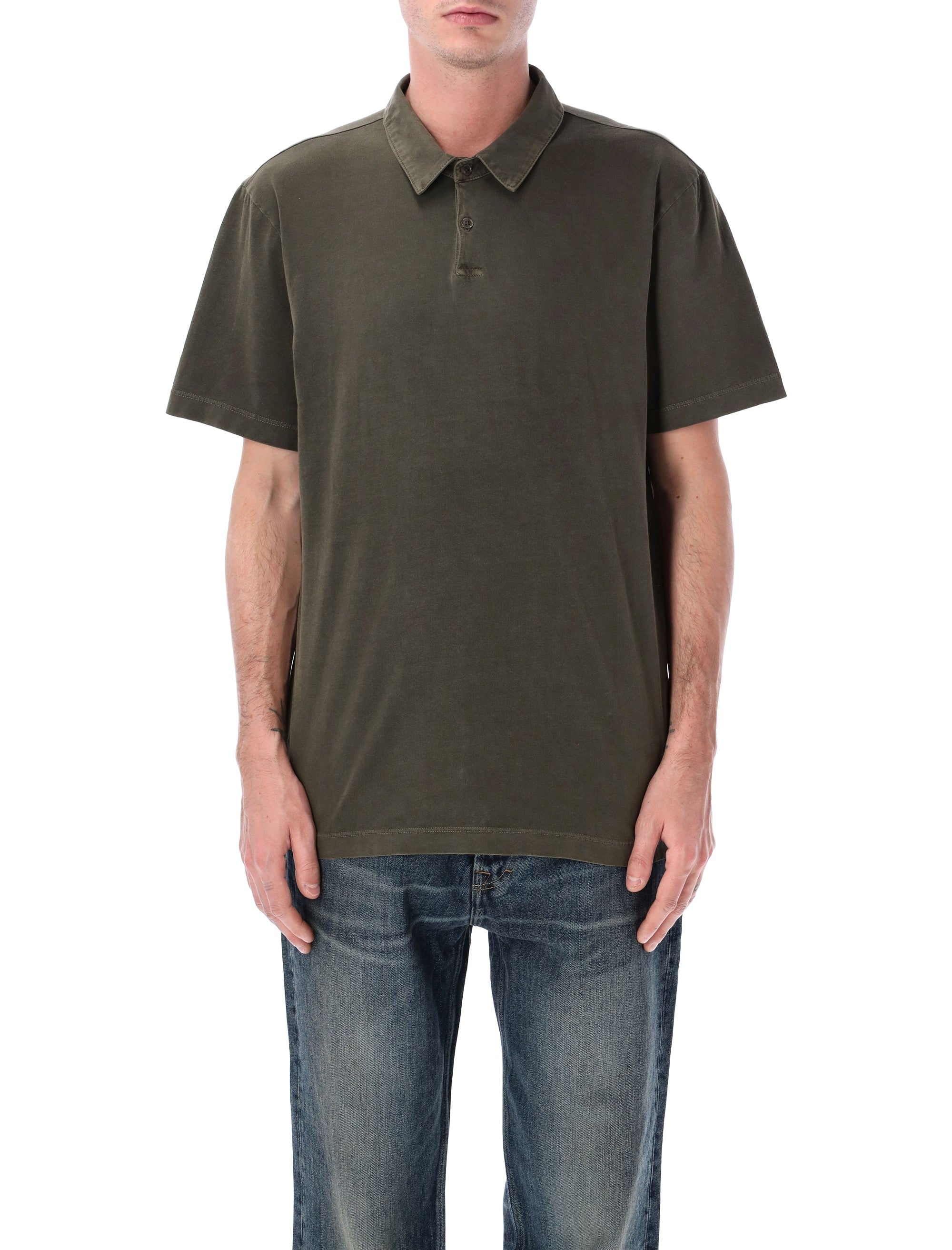 Sueded Cotton Polo